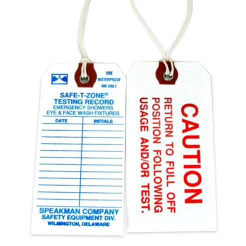 Speakman RPG99 0094 Maintenance Tags - 10 Pack for Fire Sprinkler System Inspection & Equipment Safety Compliance