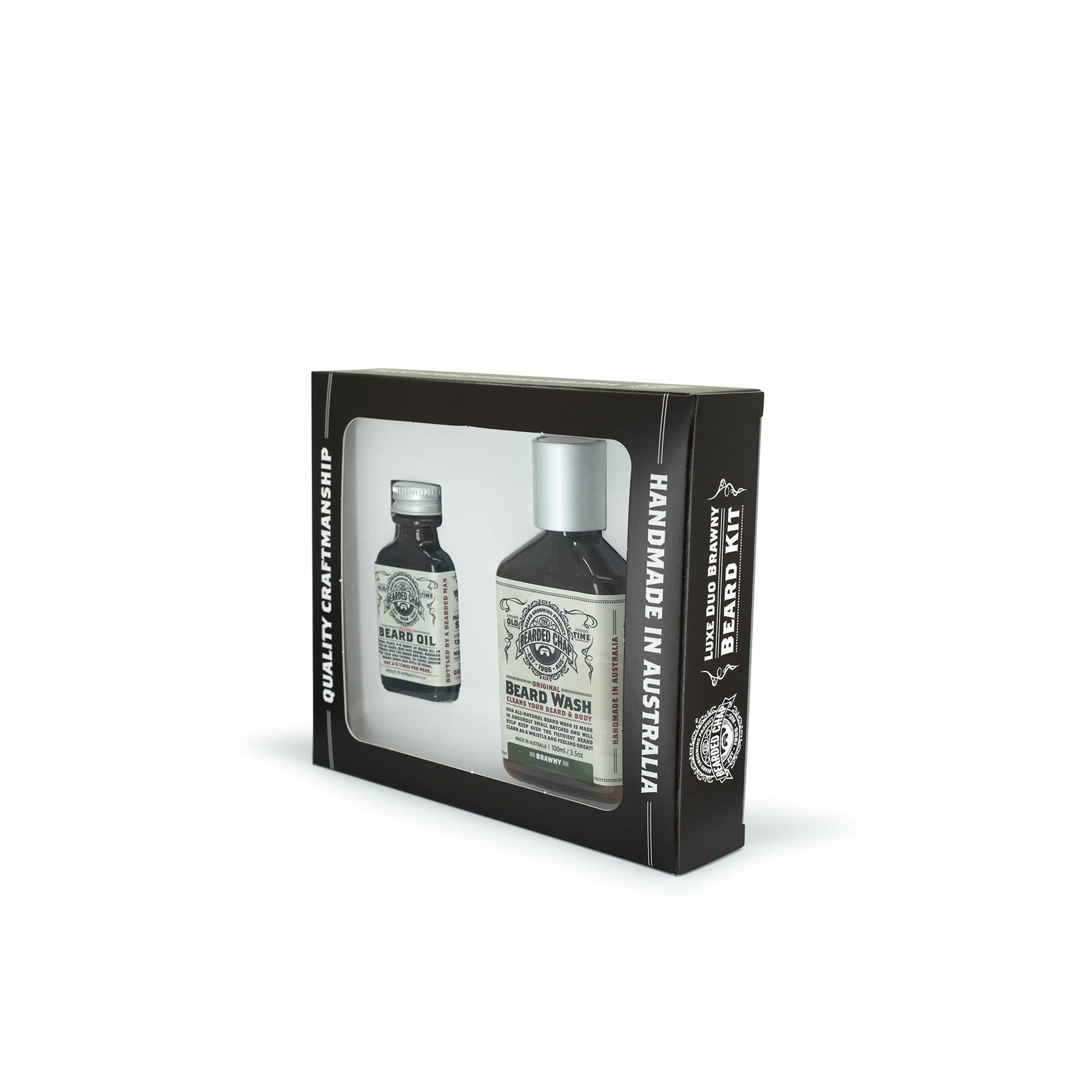 Premium Beard Grooming Kit for Men - 2-in-1 Beard Oil & Balm Set for Softness & Styling - Perfect for Daily Care & Gift Giving