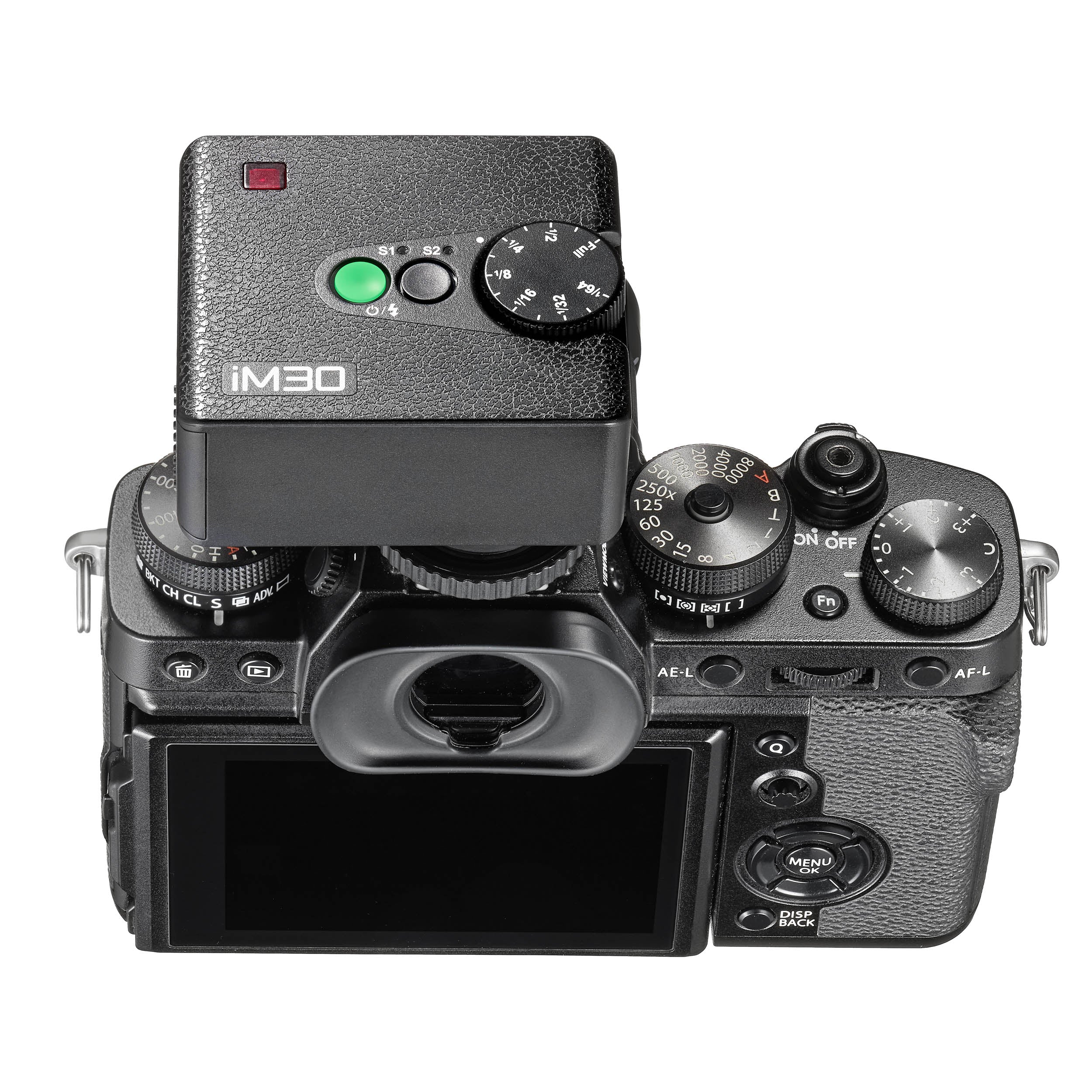 iFlash iM30 Compact Manual Camera Flash for DSLR & Mirrorless Cameras - Perfect for Portrait, Wedding, and Event Photography