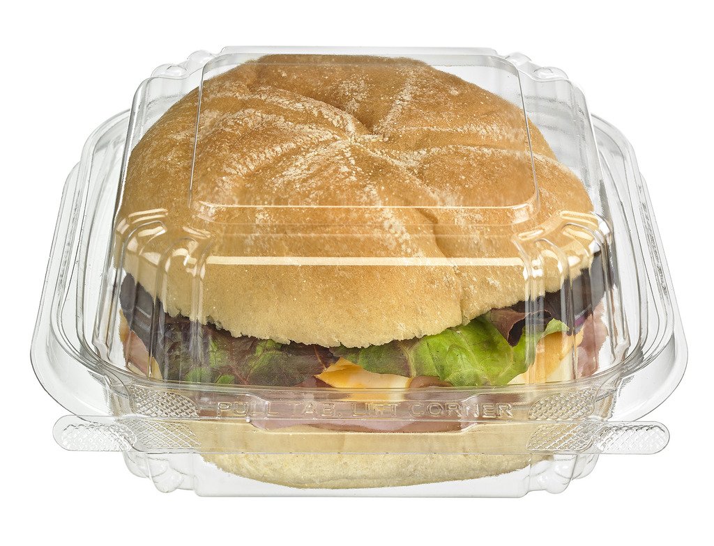 272 Pack Clear Plastic Square Food Storage Containers with Safe-T-Guard Tear Strip Lock Lids (5.8 x 5.7 x 2.4 Inches) - BPA Free Meal Prep Containers for Office Lunch, Picnics & Leftovers by Inline Plastics Corporation