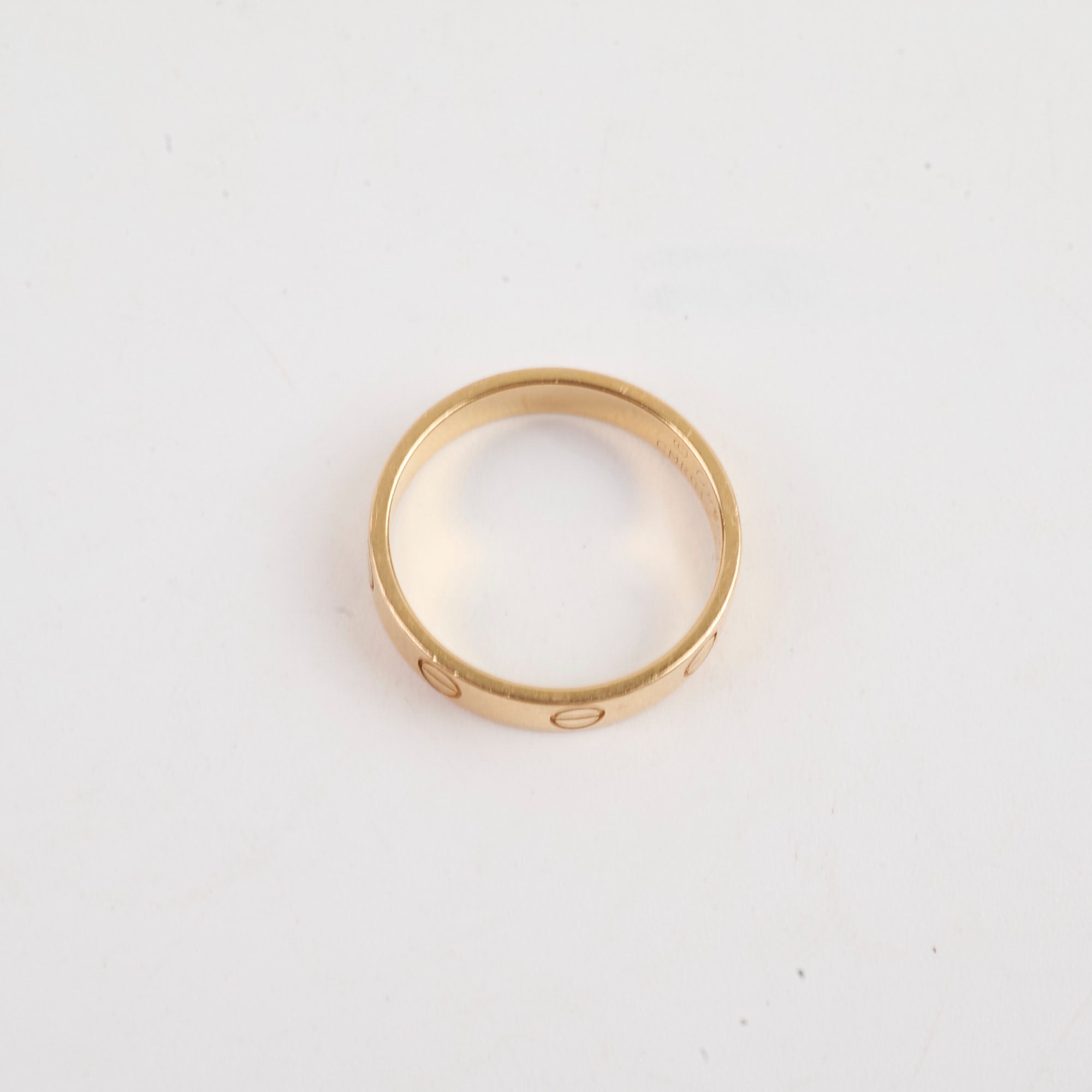 Cartier Small Love Ring in 18K Pink Gold - Size 54 | Luxury Wedding Band, Anniversary Gift for Her | Perfect for Engagements, Romantic Occasions & Everyday Wear