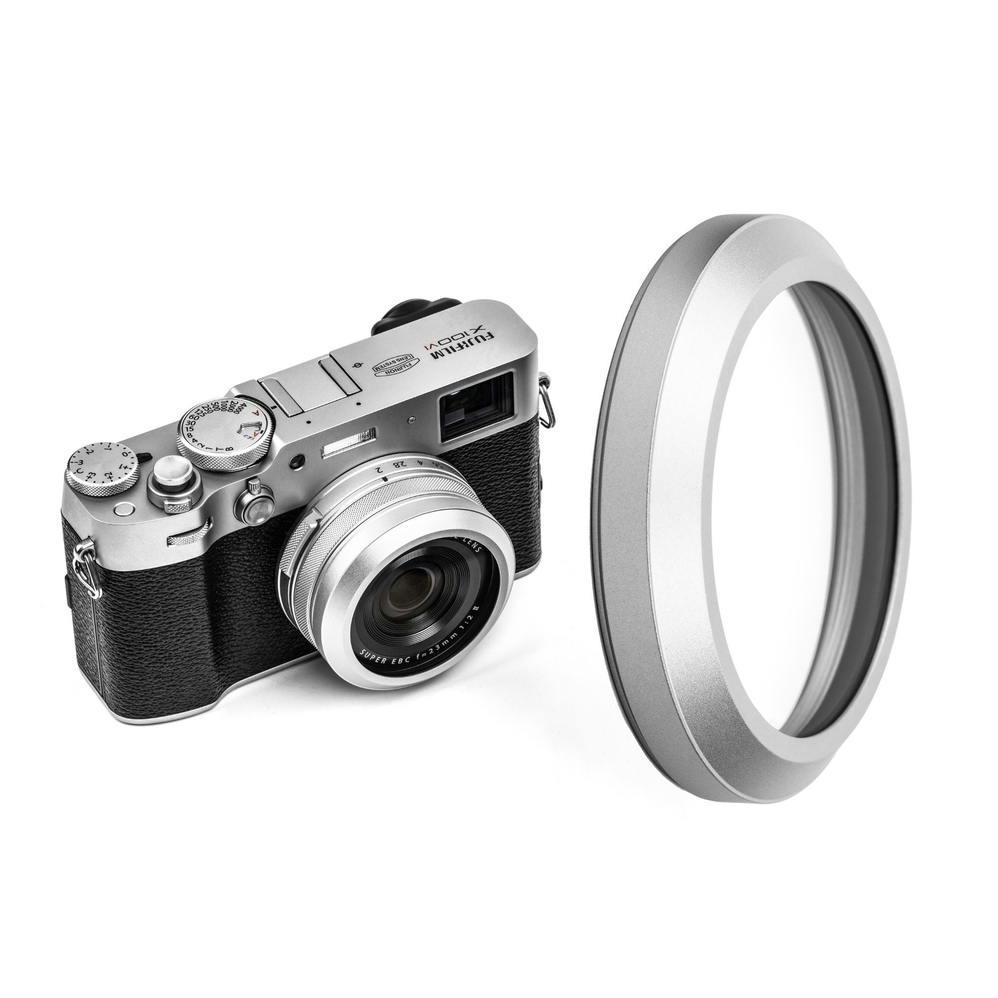 NiSi NC UV Filter II for Fujifilm X100 Series (X100/X100S/X100F/X100T/X100V/X100VI) - Silver | HD Optical Glass, Scratch-Resistant, Multi-Coating | Perfect for Outdoor Photography & Travel Protection