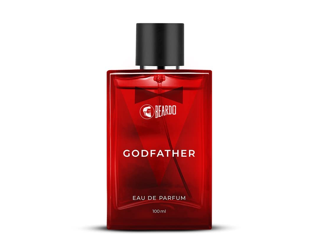 Beardoo Godfather Cologne for Men - 100ml Aromatic Spicy Long Lasting Perfume | Premium Men's Fragrance for Date Night, Special Occasions & Daily Wear | Ideal Gift for Brother, Husband & Friends | Masculine Body Spray with Warm Woody Notes
