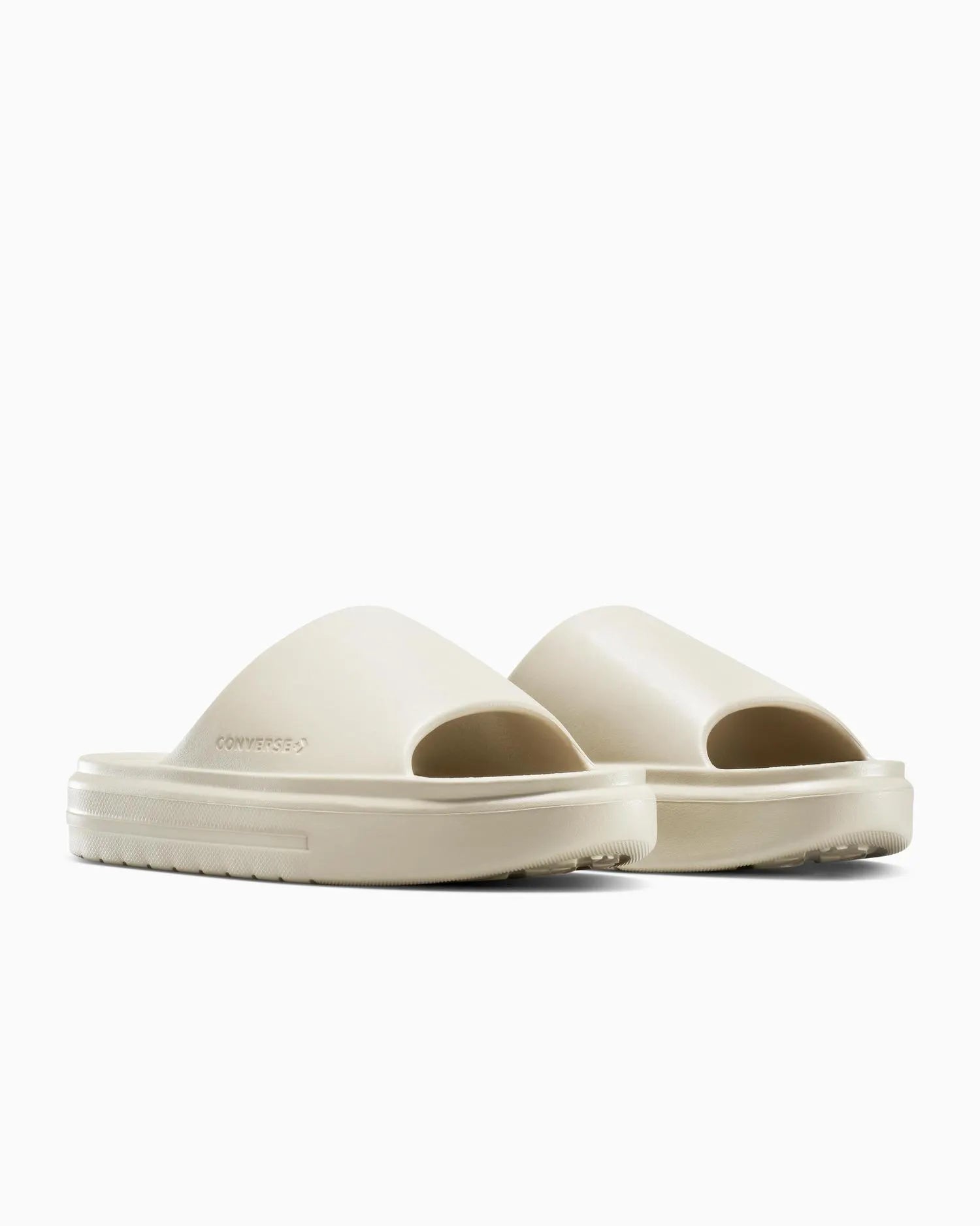 Converse Unisex Essential Papyrus Slides - Comfortable Summer Sandals for Men & Women - Perfect for Beach, Pool, and Casual Wear