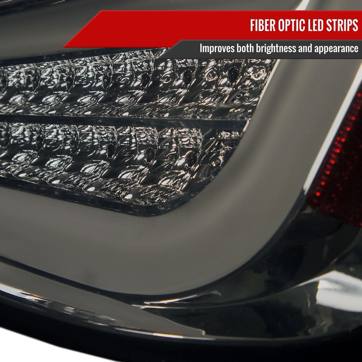 Smoke Lens LED Tail Lights for 2011-2013 Scion tC - Tinted Brake Lamps & Rear Light Bar | Upgrade Your Car's Style & Night Visibility