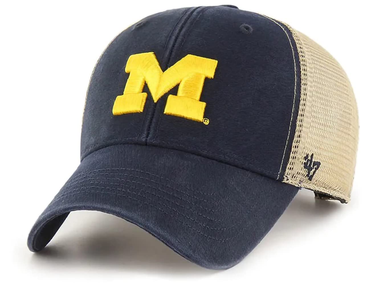 47 NCAA Flagship Wash Mesh MVP Adjustable Baseball Cap for Men & Women, One Size Fits All - Perfect for Sports Fans, Outdoor Activities & Casual Wear