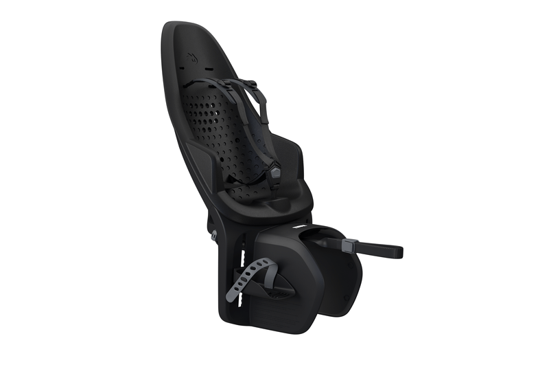 Thule Yepp 2 Maxi Rack Mount Child Bike Seat - Universal Fit for Bicycles, Safe & Comfortable Toddler Carrier - Perfect for Family Cycling, Commuting & Outdoor Adventures