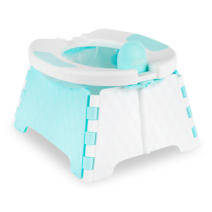 Jool Baby Portable Potty Chair with Travel Bag - Lightweight Foldable Training Toilet for Toddlers - Perfect for Travel, Camping & Outdoor Adventures