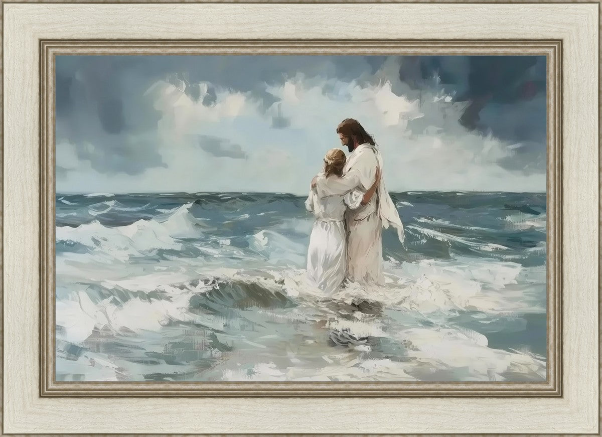 Be Still By Gabriel Heaton - Inspirational Christian Wall Art for Home & Office Decor - Perfect for Living Room, Bedroom, or Gift