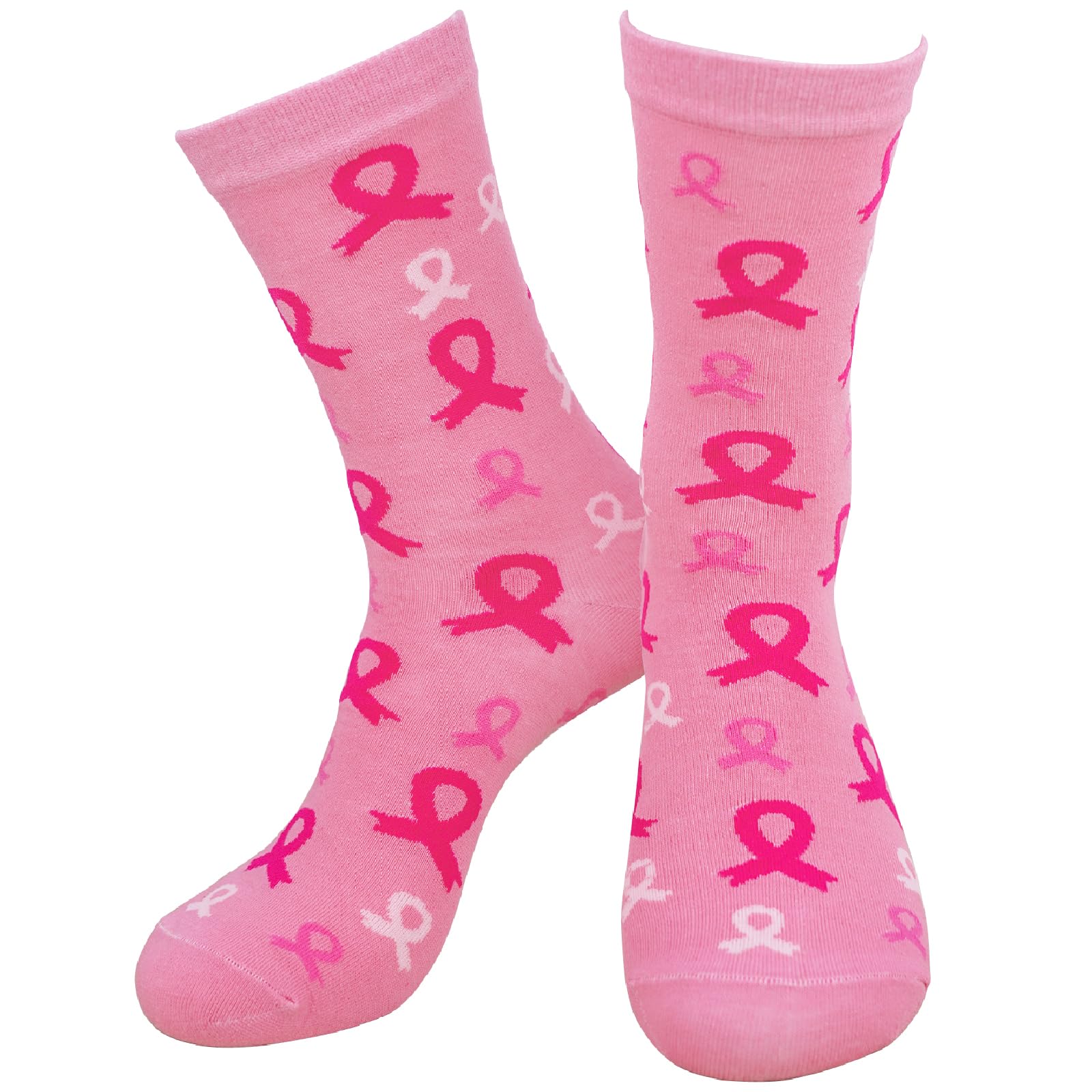Breast Cancer Awareness Socks for Women - Survivor Gift & Support