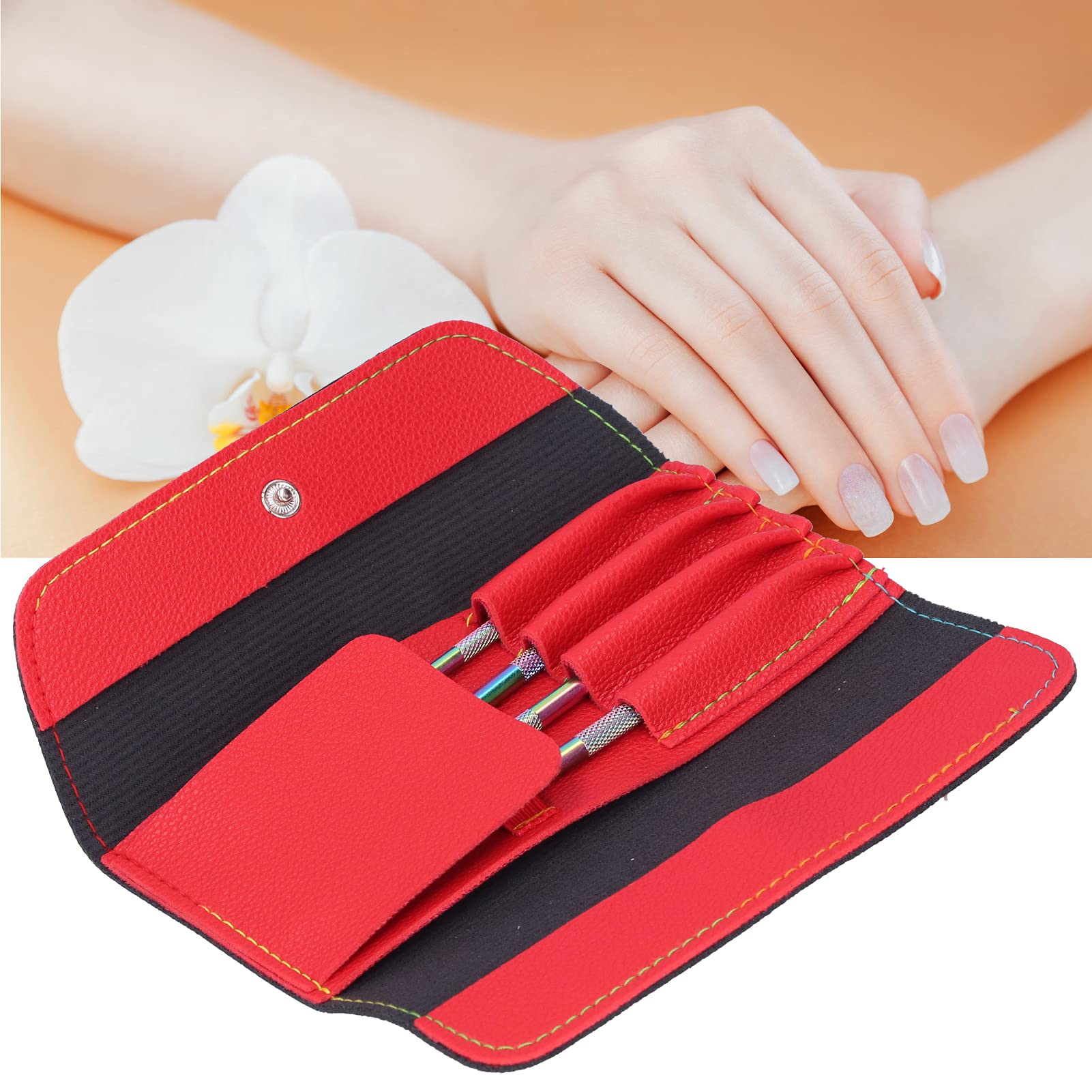 Eco-Friendly Nail Grooming Kit with Rust-Proof Cuticle Pusher - Professional Manicure Tools for Nail Salon & Home Use