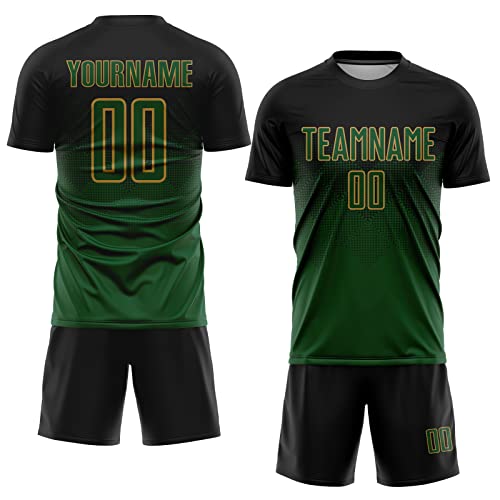 Black-green-old Gold
