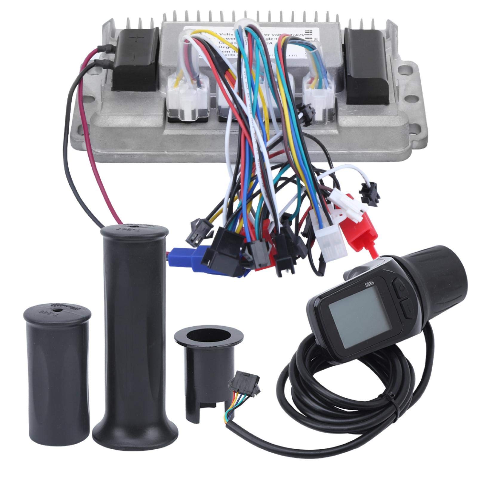 Germerse 36V/48V 1000W Brushless Motor Controller - Universal 3-Mode E-Bike Controller for Electric Tricycles & Motorcycles | Perfect for Commuting, Off-Road Adventures & Cargo Transport