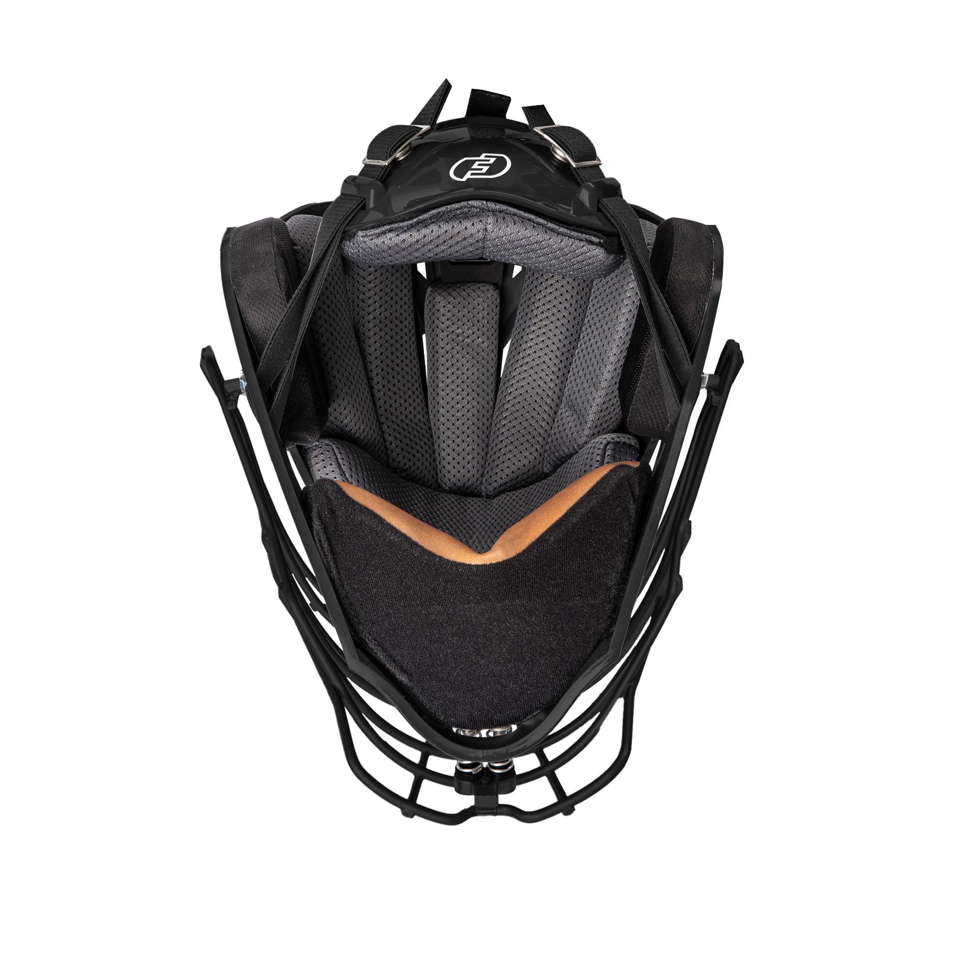 FORCE3 XS3 PRO Catchers Helmet - NOCSAE Certified Gloss Finish Baseball Gear for Catchers | Perfect for Youth & Adult Baseball Games, Training & Practice