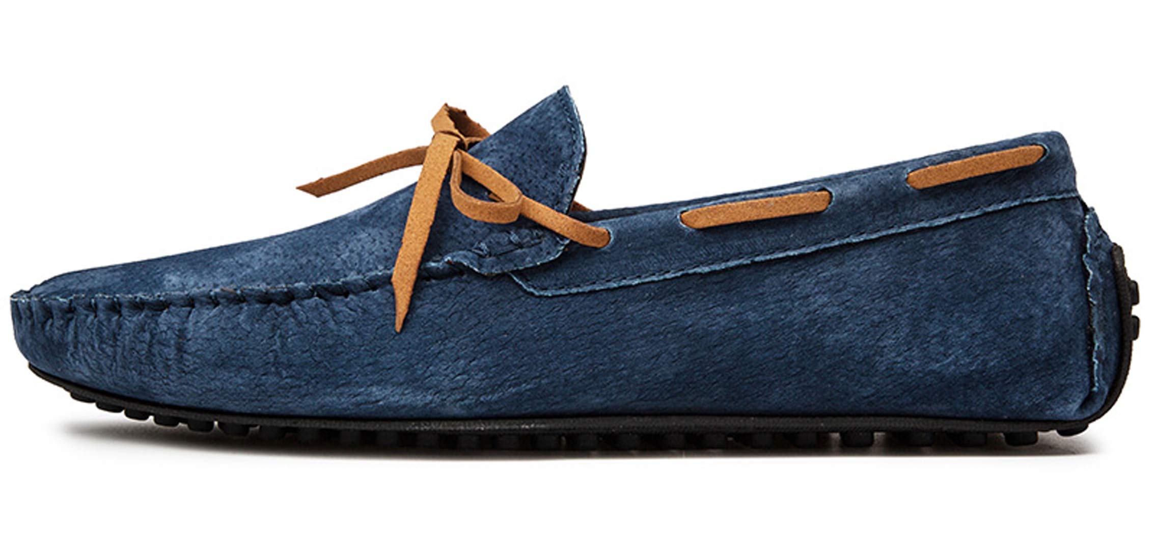 Men's Casual Loafers - Suede Moccasin Slip-On Dress Shoes for Driving & Boat Wear | Comfortable Lace-Up Fashion Footwear for Office, Travel & Daily Outfits