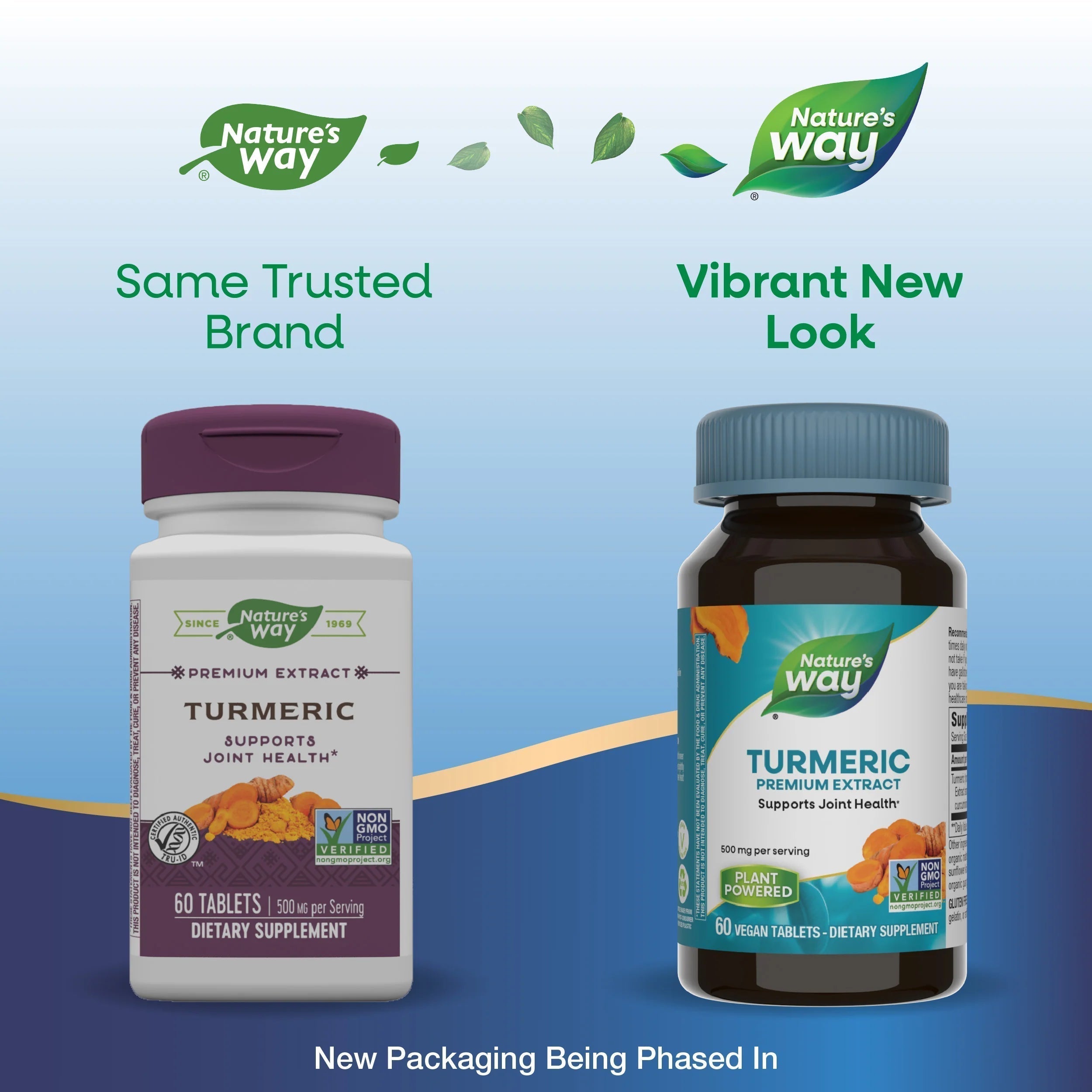 Nature's Way Turmeric Extract Supplement with Curcumin - Supports Joint Health & Inflammation Relief - Perfect for Active Lifestyles & Wellness Routines