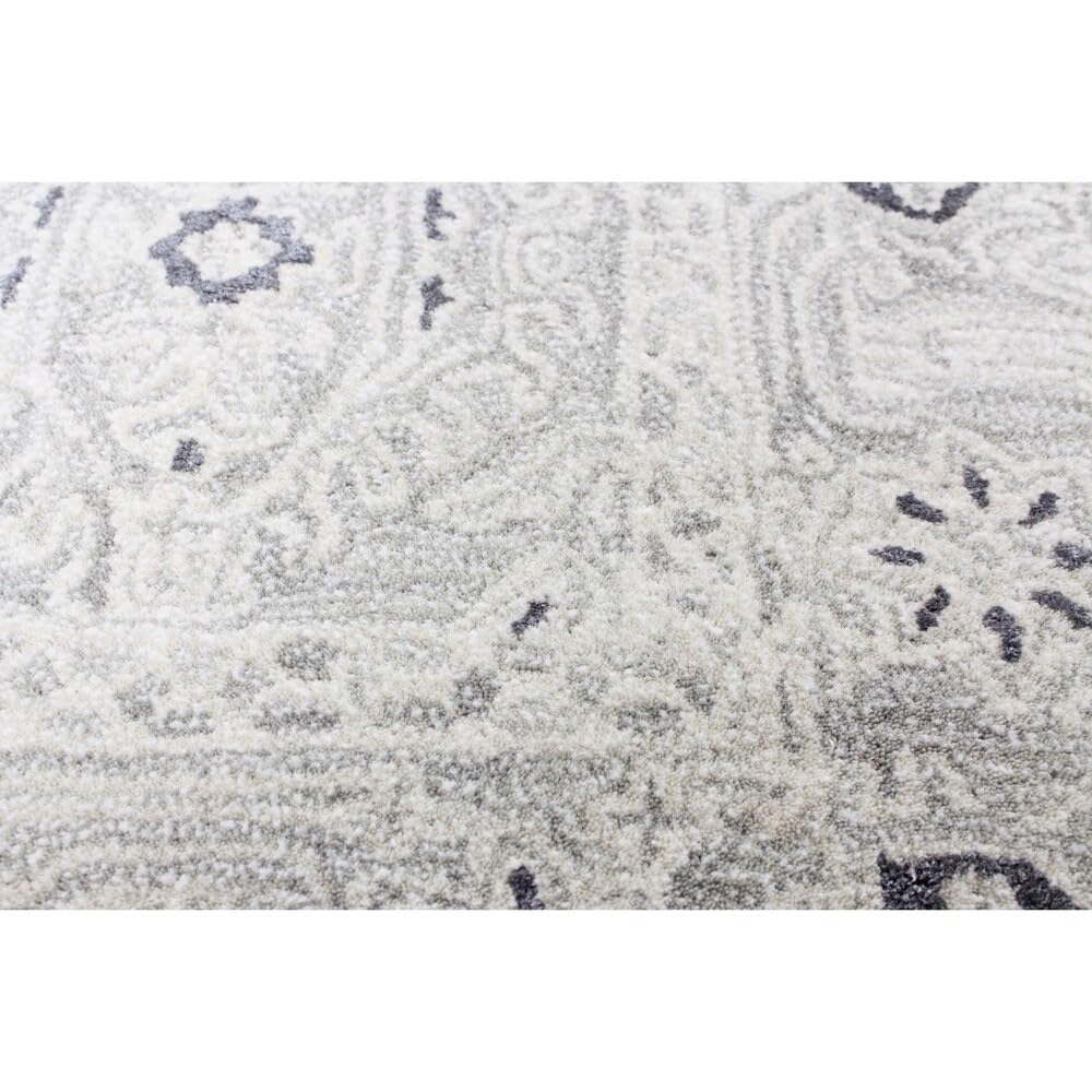 Bashian Vera Contemporary Hand-Tufted Area Rug - Azure Blue 2'6