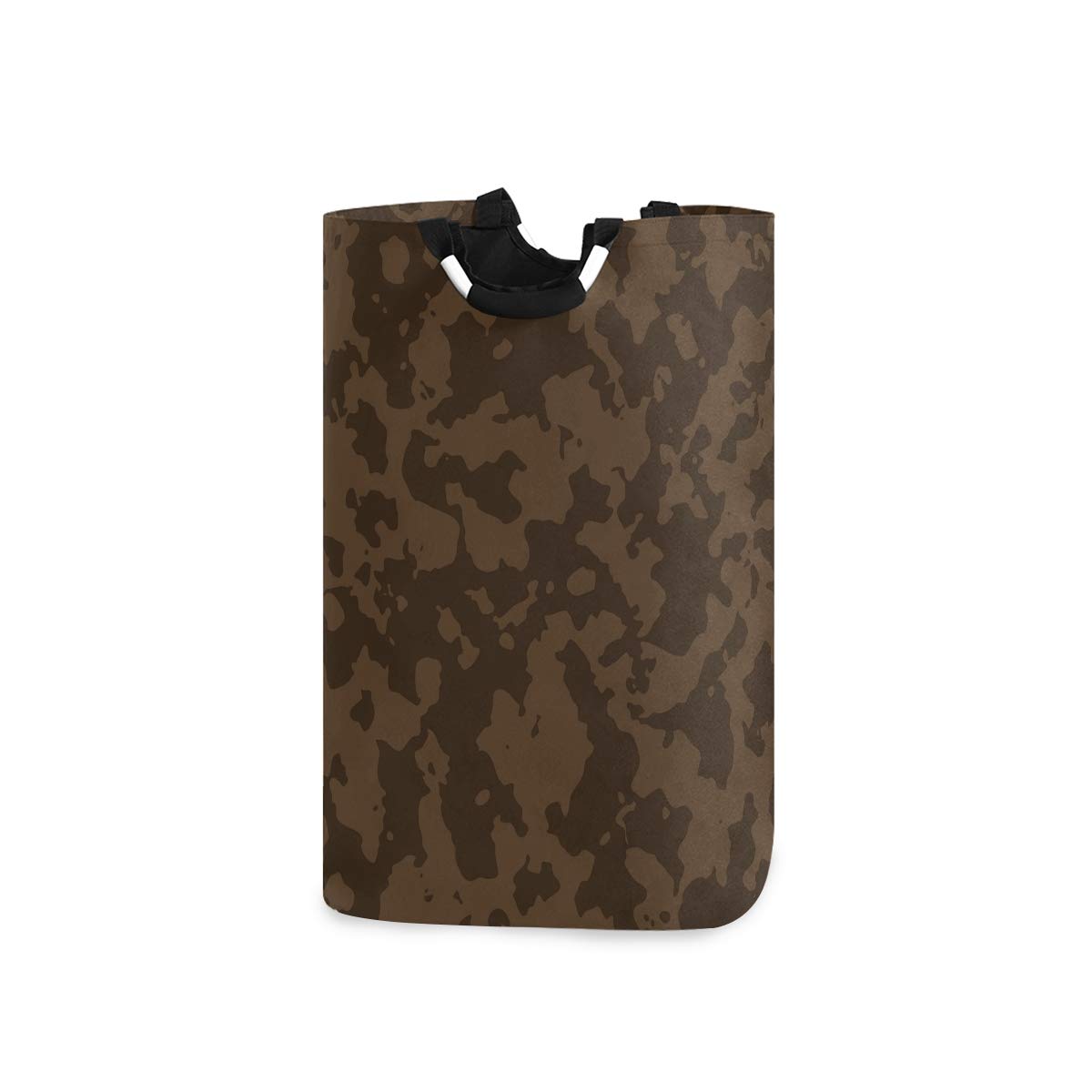 RunningBear Collapsible Laundry Hamper with Abstract Camouflage Texture - Large Capacity Washing Clothes Basket for Bathroom, Apartment & Dorm Room | Portable Storage Solution for Laundry, Toys & Organization