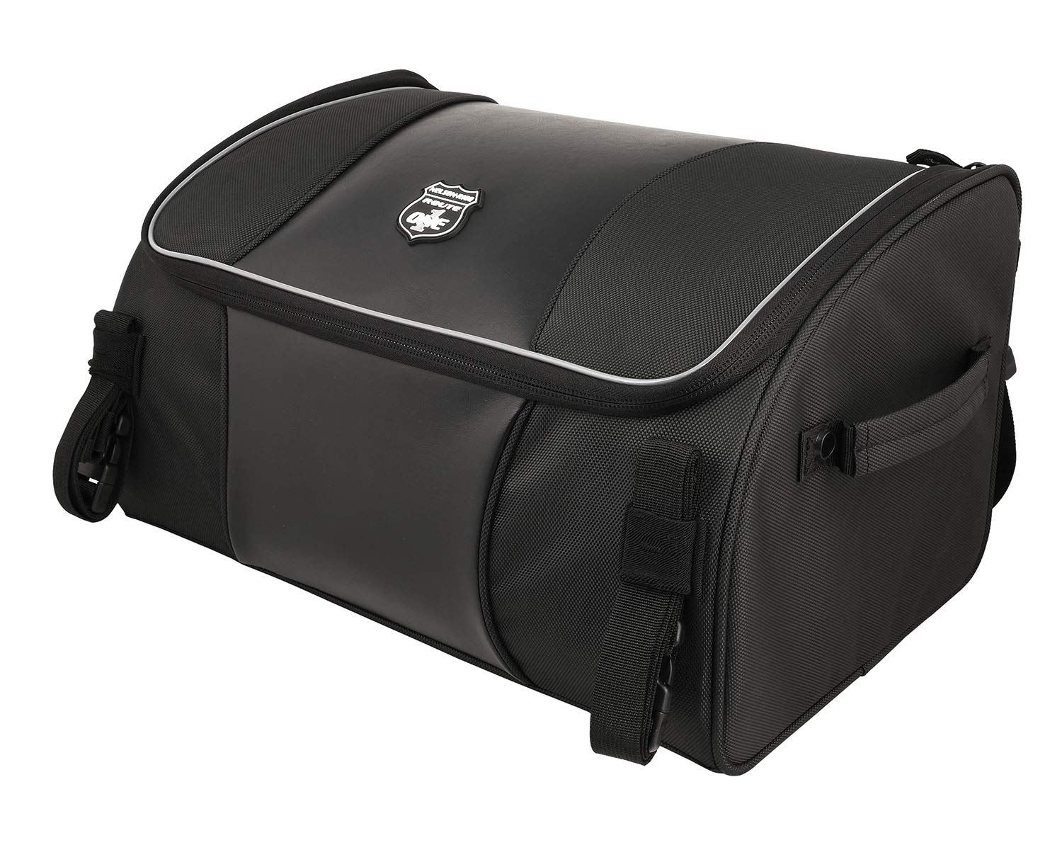 Nelson Rigg NR-250 Route 1 Traveler Lite Tour Trunk Bag - Waterproof Motorcycle Luggage for Harley Davidson Ultra, Indian Roadmaster & Honda Goldwing - Perfect for Long-Distance Rides & Road Trips (Black)