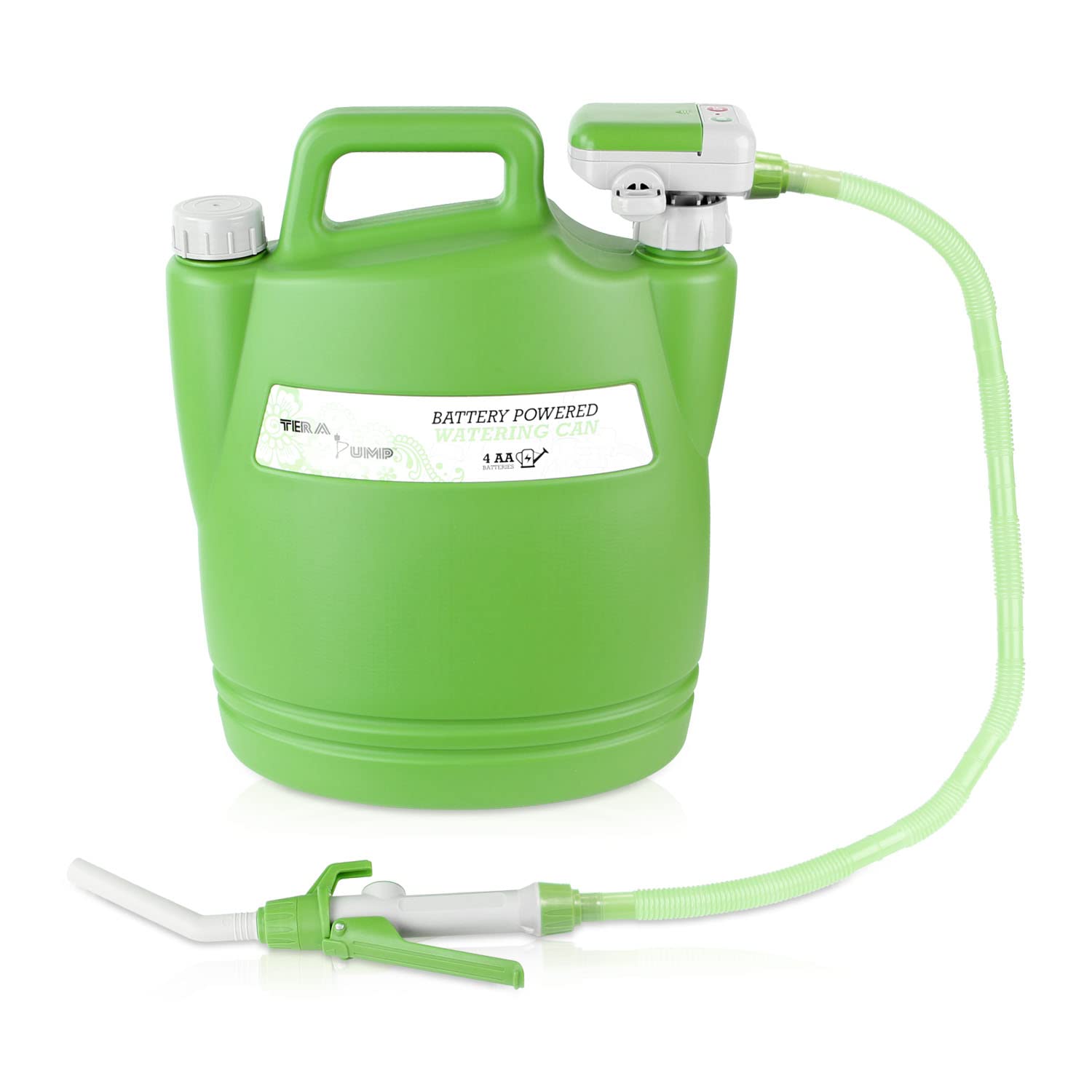 TERA PUMP - Electric Water Transfer Pump for Garden - No Lifting, Effortless Watering - Lightweight & Portable with Small Hose - Perfect for Plants, Lawns, and Outdoor Irrigation