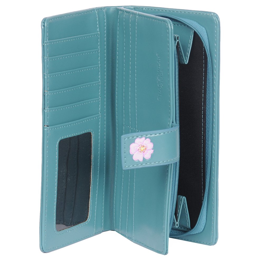 John 3:16 Vegan Leather Wallet for Women - Bible Verse Gift for Teens