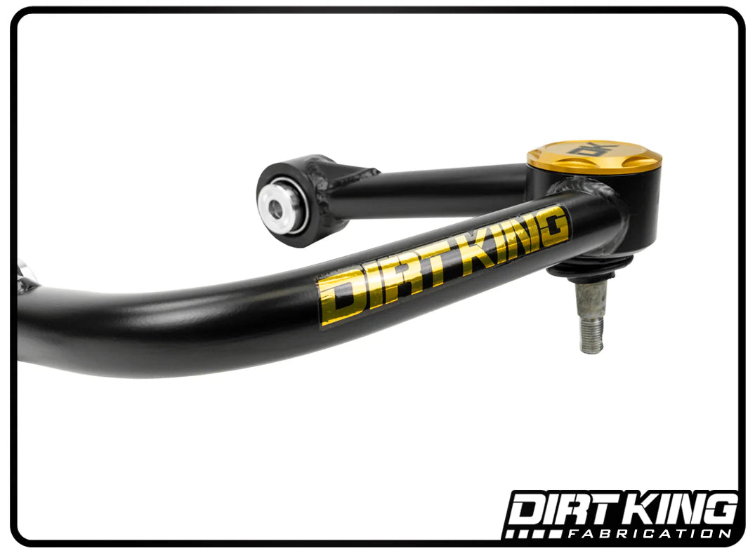 21+ Ford Bronco Dirt King 4130 Chromoly Ball Joint Upper Control Arm Kit - Off-Road Performance Upgrade for Rock Crawling & Trail Riding
