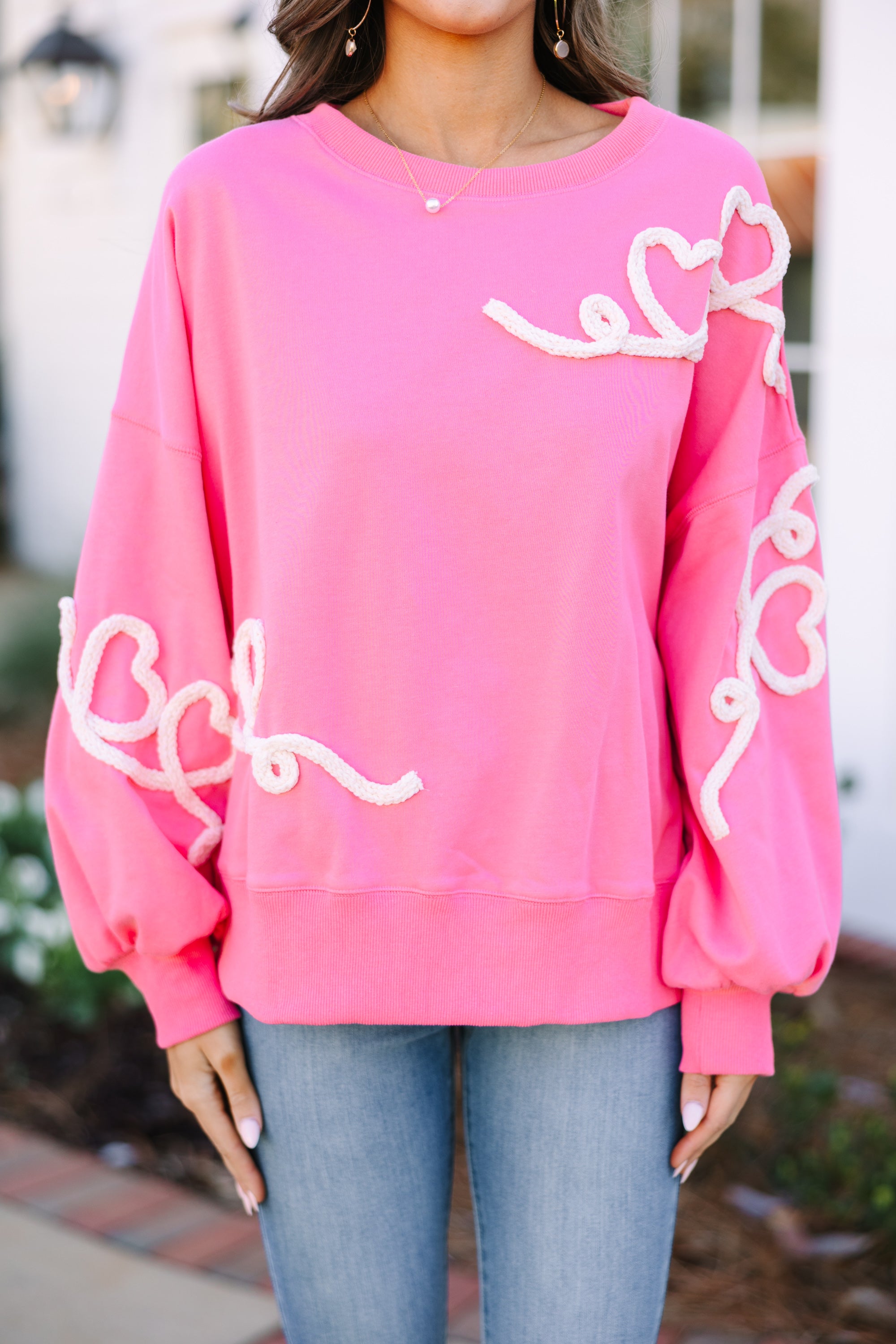 All Your Love Light Pink Pullover Sweater - Soft & Cozy Women's Knit Top for Casual Wear & Loungewear | Perfect for Fall & Winter Outfits