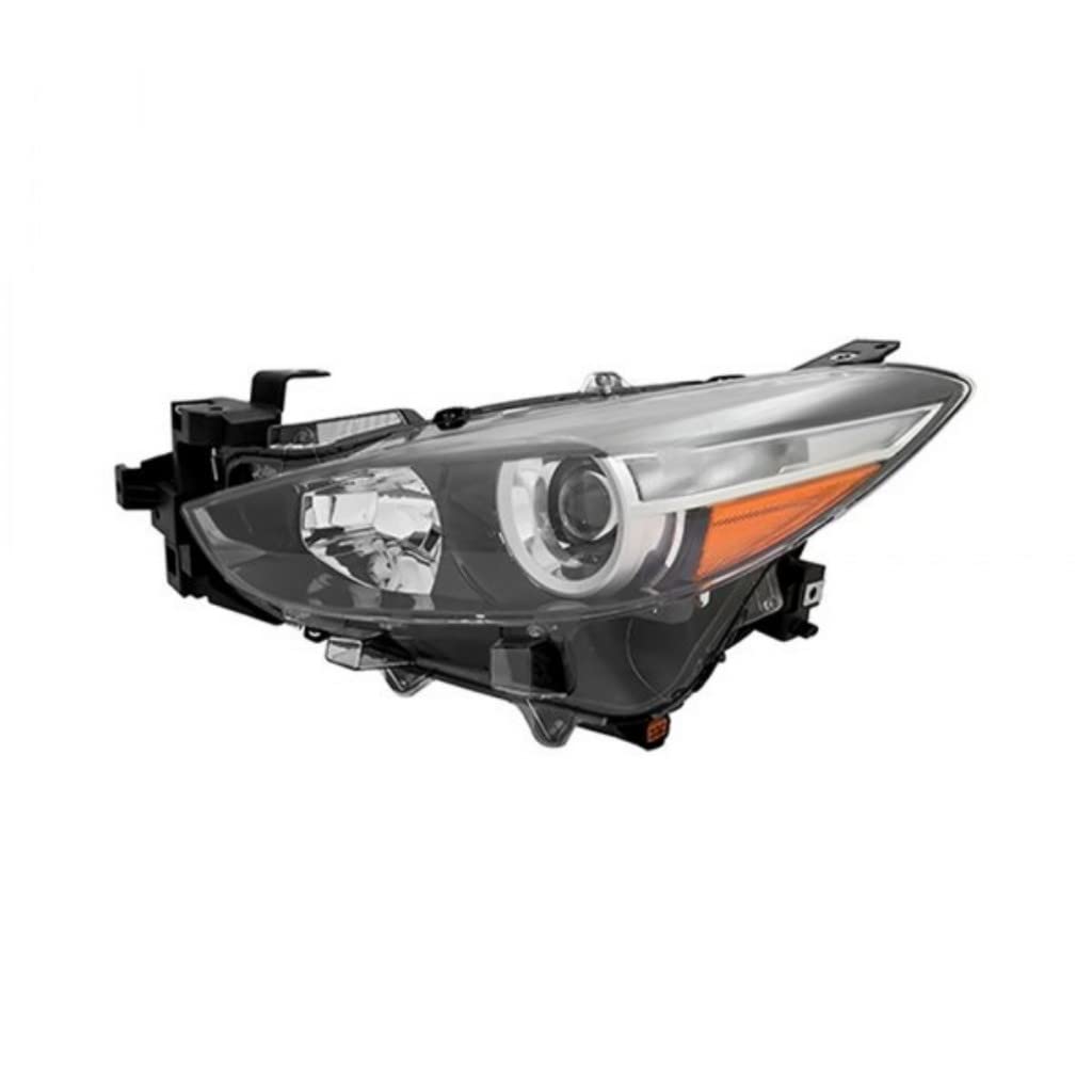 2017-2018 Mazda 3 Hatchback Driver Side Headlight Assembly - CAPA Certified Replacement (Part# MA2502149, BABF-51-0L0D) - Perfect for Night Driving & Foggy Conditions