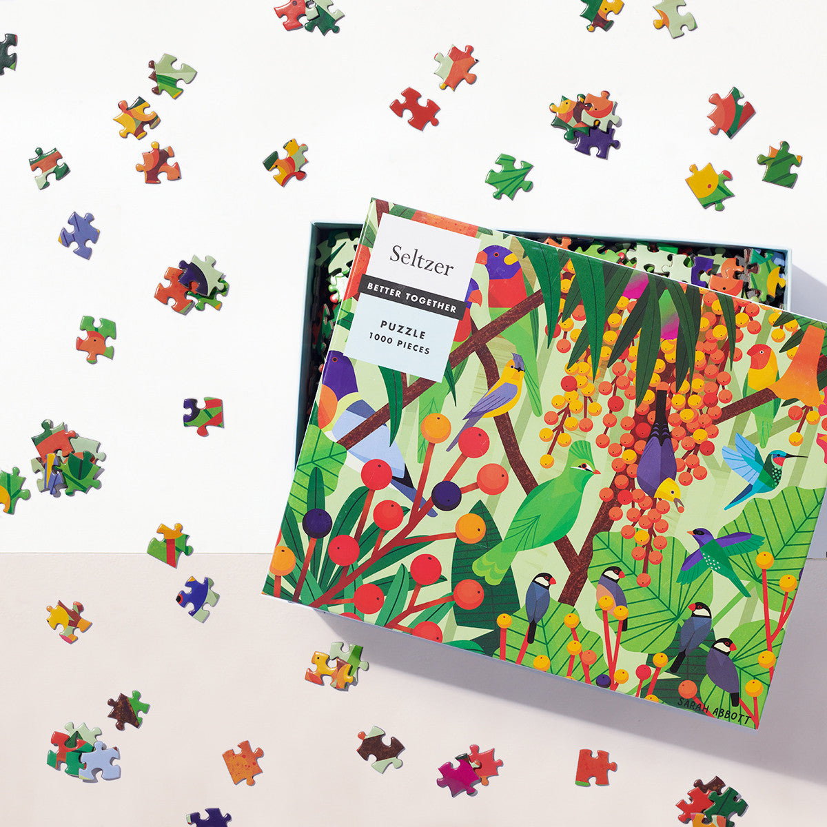 Birds and Berries 1000 Piece Jigsaw Puzzle - Beautiful Nature Scene for Adults & Teens - Perfect for Family Game Night, Relaxation & Home Decor