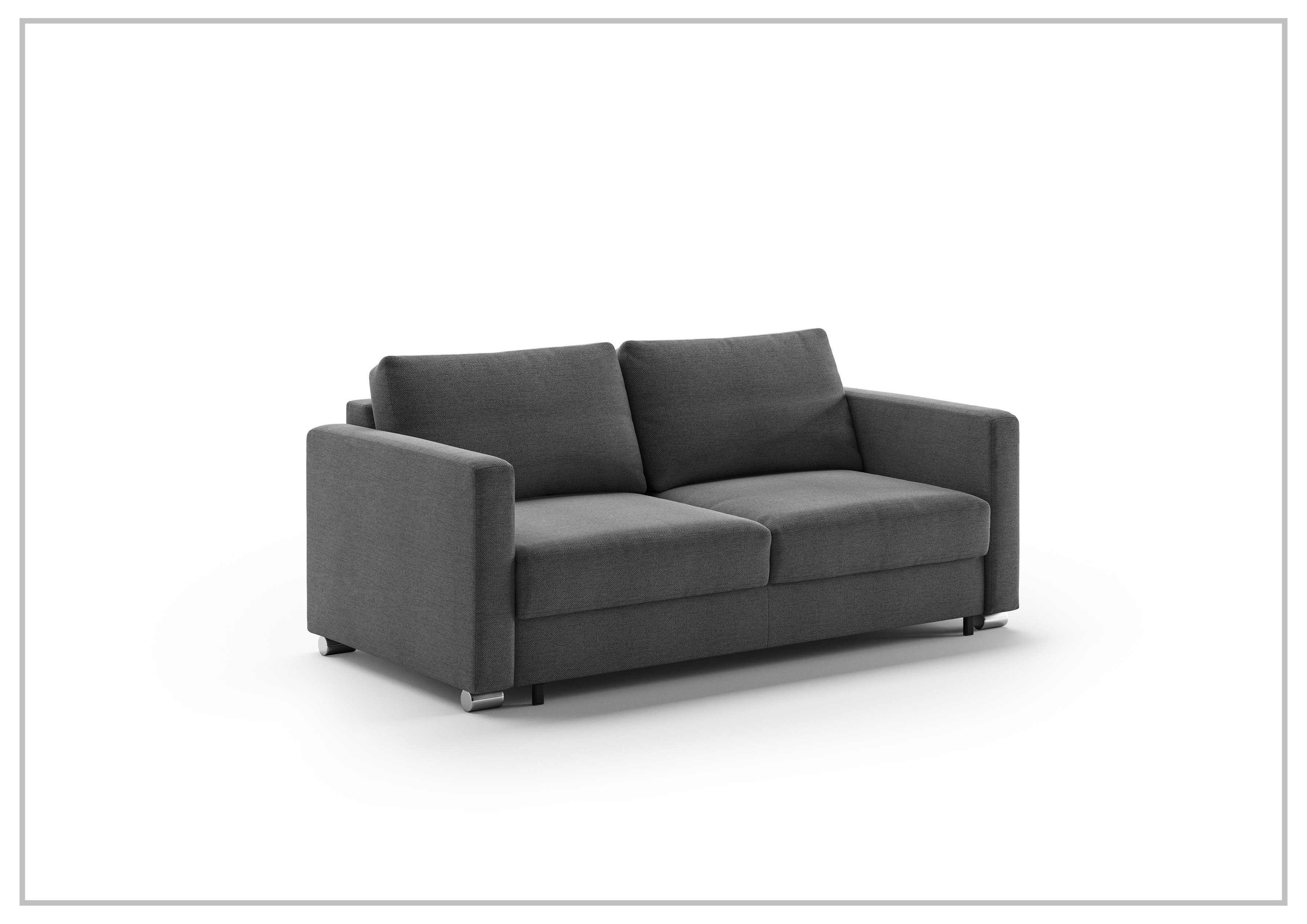 Luonto Fantasy Queen Fabric Sleeper Sofa with Gas Springs - Convertible Bed Couch for Small Spaces, Living Room, Guest Room & Apartment
