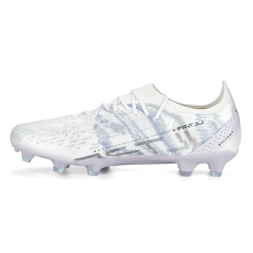 PUMA Women's Ultra Ultimate Brilliance Firm Ground Soccer Cleats - White (Size 7.5 M) for Firm & Soft Ground - Perfect for Competitive Matches & Training Sessions