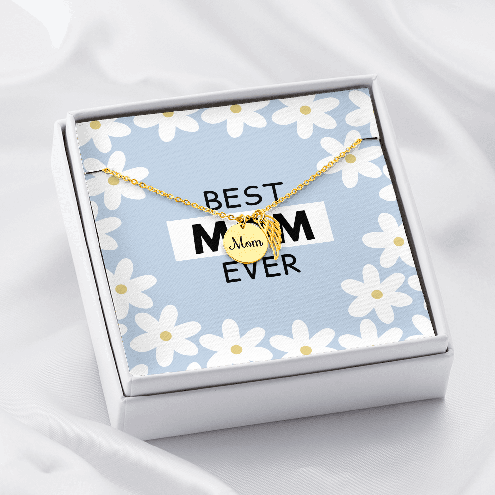 Best Mom Ever Jewelry Gift - Elegant Necklace for Mother's Day, Birthday, Anniversary | Perfect for Gifting, Special Occasions & Everyday Wear