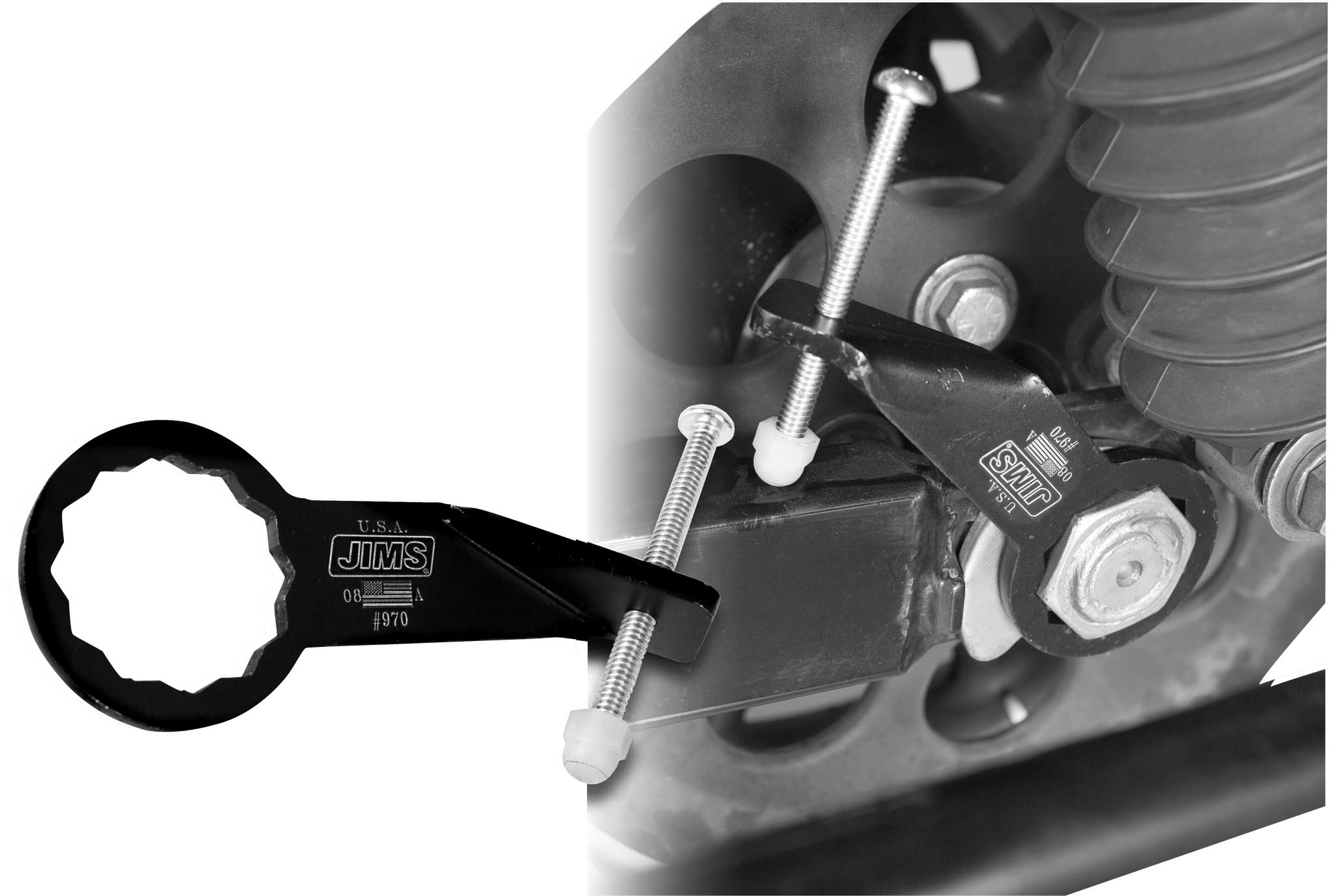 Jims USA Third Hand Belt Tension Tool - Professional Motorcycle & ATV Belt Adjuster for Harley, Honda, Yamaha - Perfect for Garage Repairs & DIY Maintenance