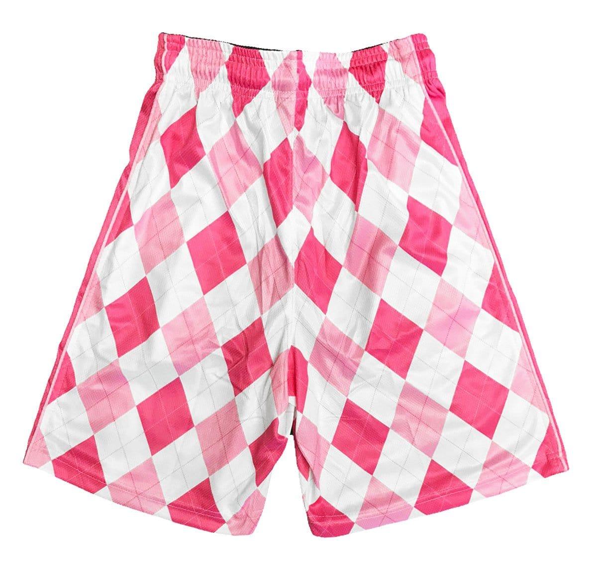 Boys Argyle Pink Attack Shorts - Stylish & Comfortable Knit Shorts for Active Boys - Perfect for School, Playdates & Outdoor Adventures
