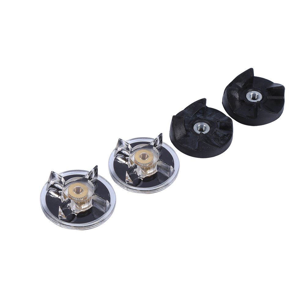 2 Base Gear & Rubber Blade for 250W Juicer - Blender Replacement Parts for Smoothies