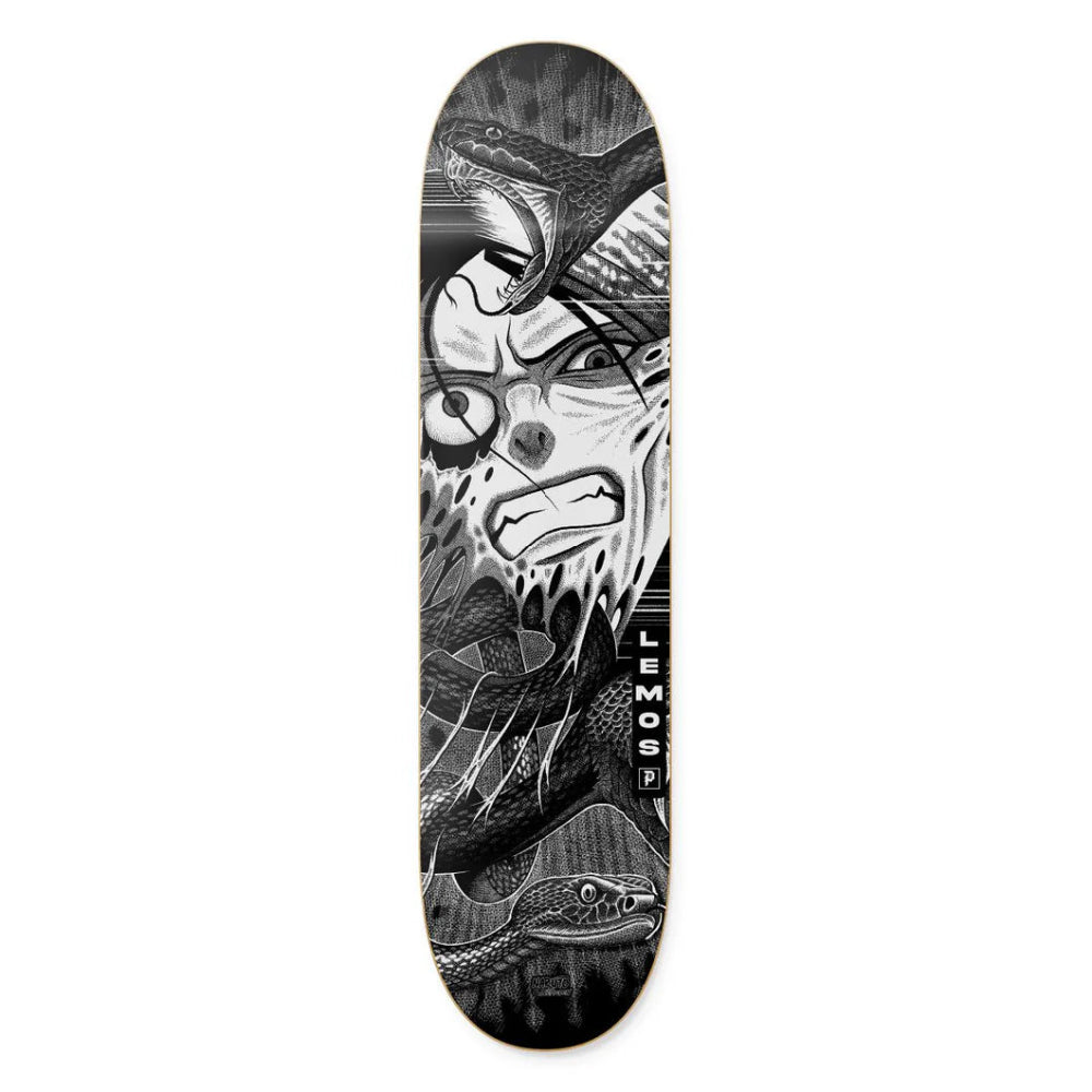 Primitive Naruto Tiago Lemos Snake Skateboard Deck - Professional Street Skateboard for Tricks & Riding | Perfect for Skate Parks & Urban Streets