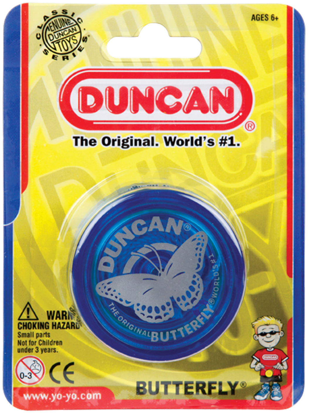 Duncan Beginner Yo-Yo Butterfly Style - Assorted Colors for Kids & Adults | Perfect for Learning Tricks, Outdoor Play & Stress Relief