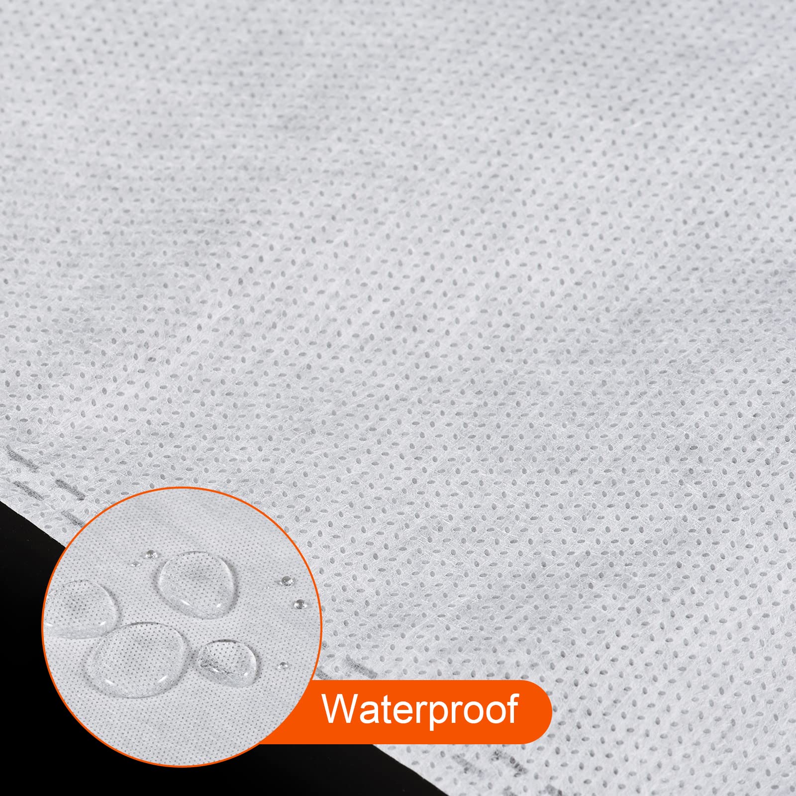 Meccanity 15x11 Inch Non-Woven Fabric Fruit Protection Bags - 100 Pack White Garden Plant Netting Covers for Apples, Pears, Peaches & Flowers | Durable Pest Control & Sun Protection for Organic Gardening