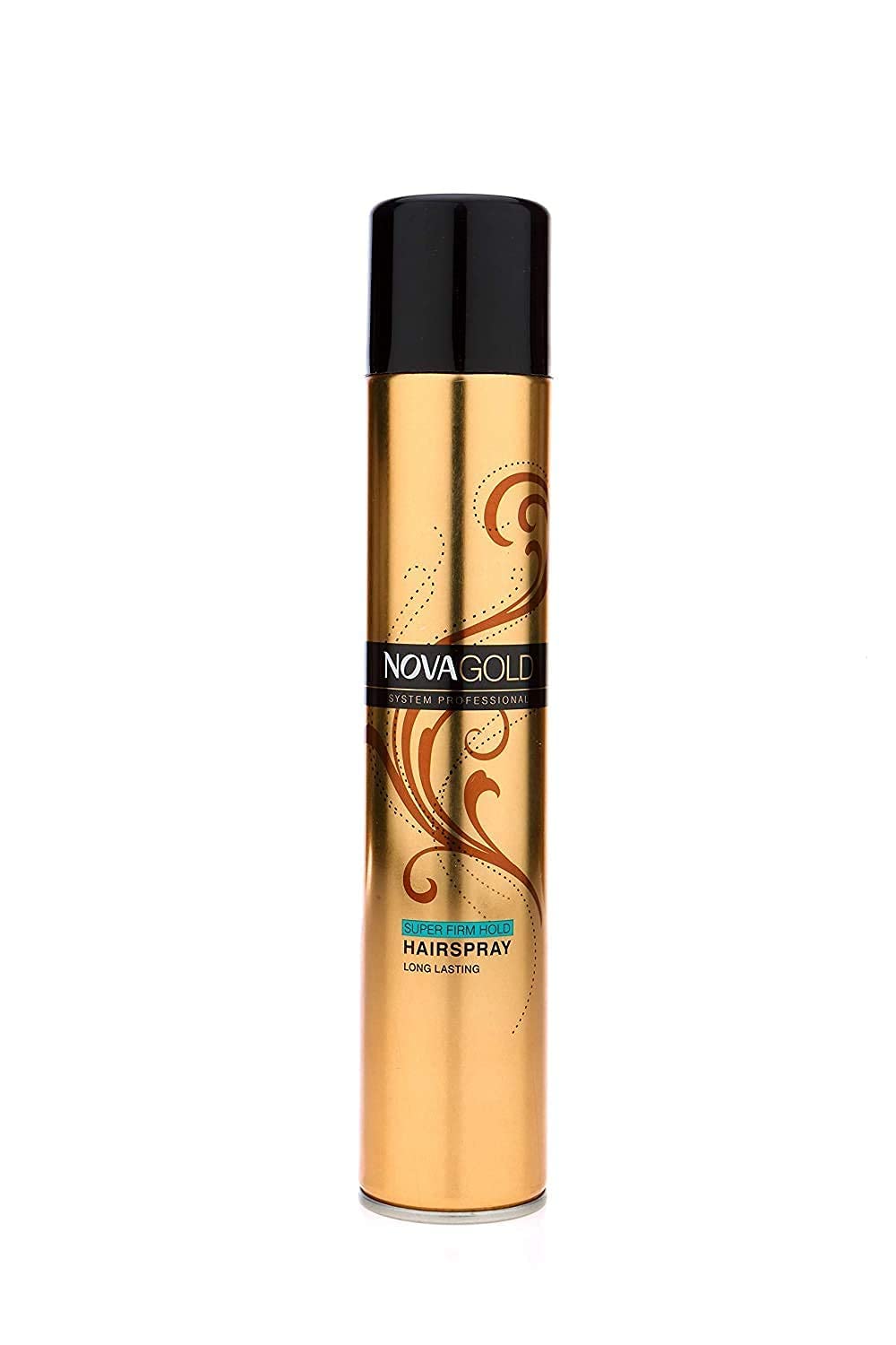 Lusty Soul Nova Gold Super Hold Hair Spray for Men & Women - All Hair Types | Professional Strong Hold Styling Spray with No Stiffness & Natural Finish (400ml) | Perfect for Daily Use, Parties, Weddings & Special Events