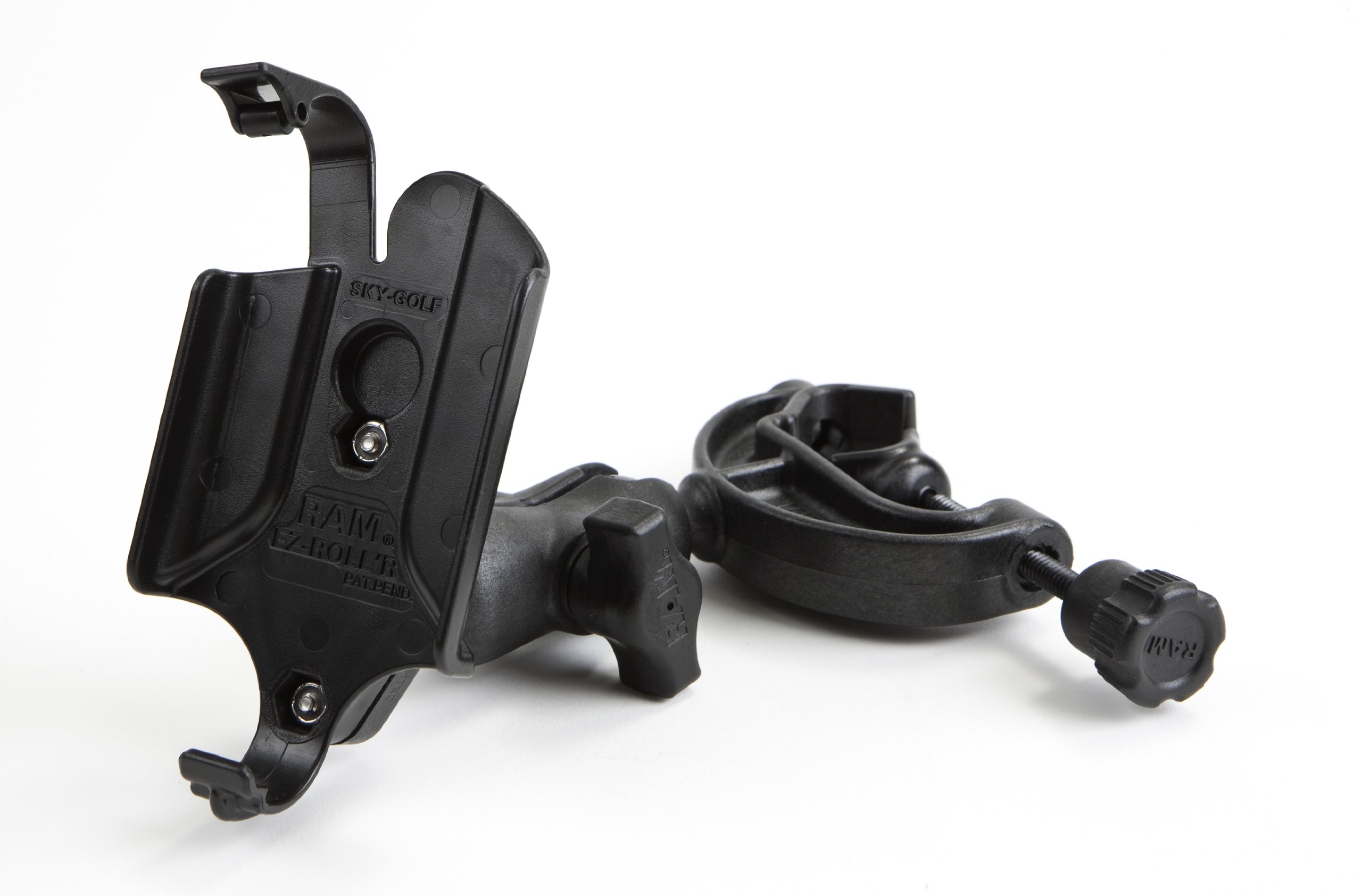 SkyCaddie SGX Golf GPS Temporary Cart Mount - Secure Clip-On Holder for Golf Carts & Push Carts - Perfect for Golfers on the Course