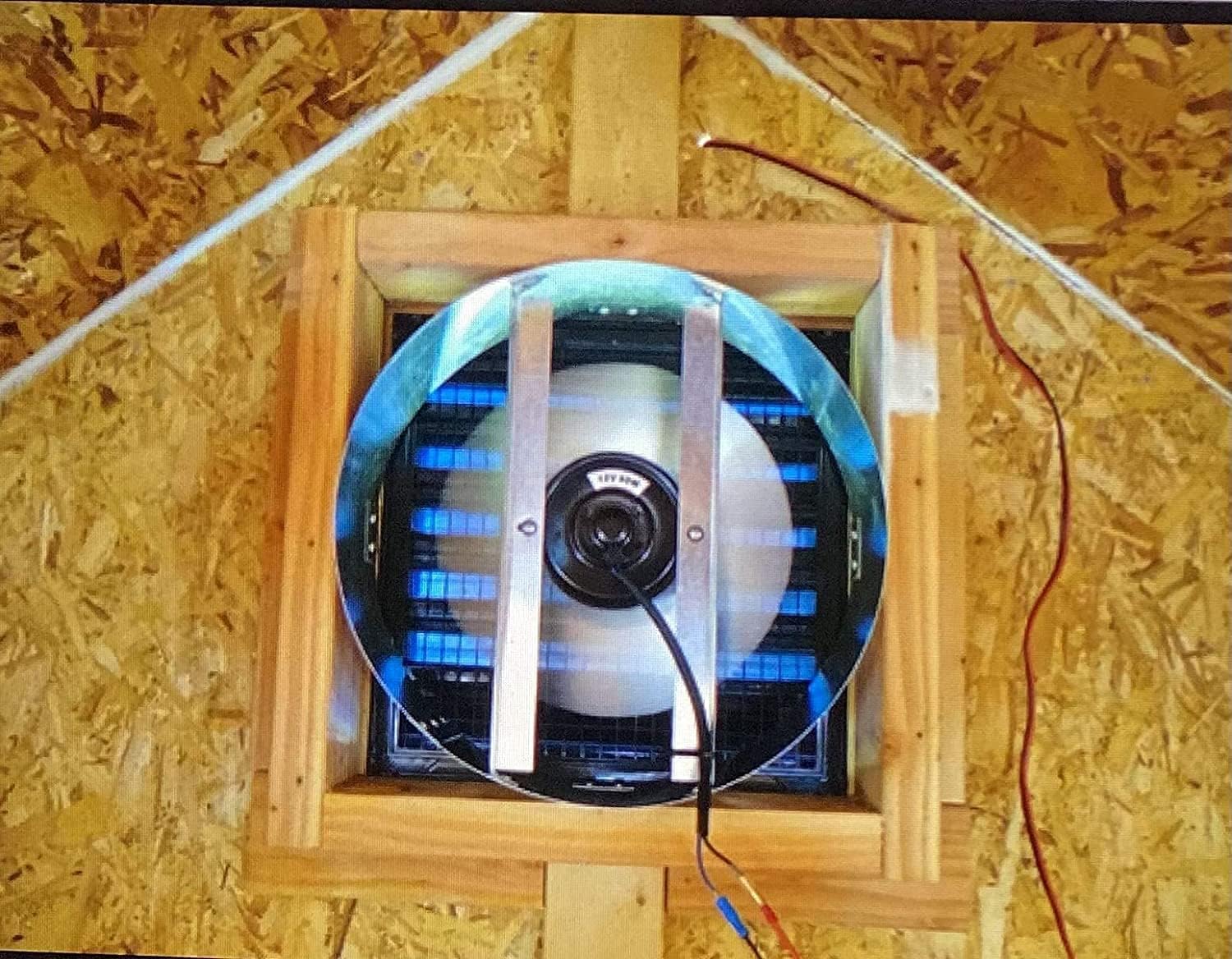 Amtrak Solar 50-Watt Roof & Attic Ventilation Fan - Quiet Cooling for House, Garage, RV, Boat - Waterproof & Plug & Play with On/Off Switch - Perfect for Summer Heat Relief & Energy Savings