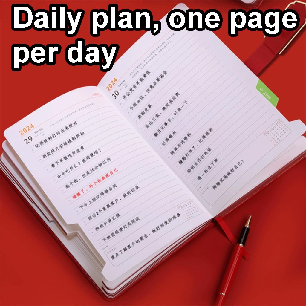 Premium A5 Leather Notebook - 400 Pages (200 Sheets) for Writing, Note Taking & Daily Planning | Perfect for Office, School & Home Use | Durable & Portable Journal for Work, Study & Personal Organization
