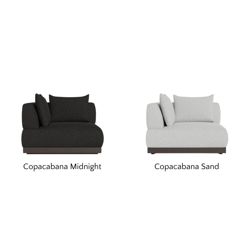Amalfi Outdoor Corner Sectional Sofa Set - Waterproof Wicker Patio Furniture with Cushions - Perfect for Backyard, Poolside & Garden Relaxation