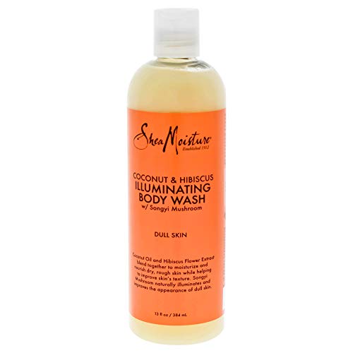 SheaMoisture Coconut Hibiscus Body Wash 13oz - Hydrating for Dry Skin