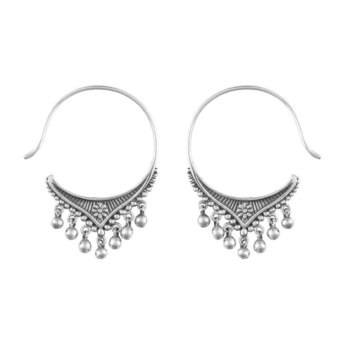 Kerala Hoops - Traditional Indian Gold Plated Jhumka Earrings for Women | Perfect for Weddings, Festivals & Ethnic Outfits