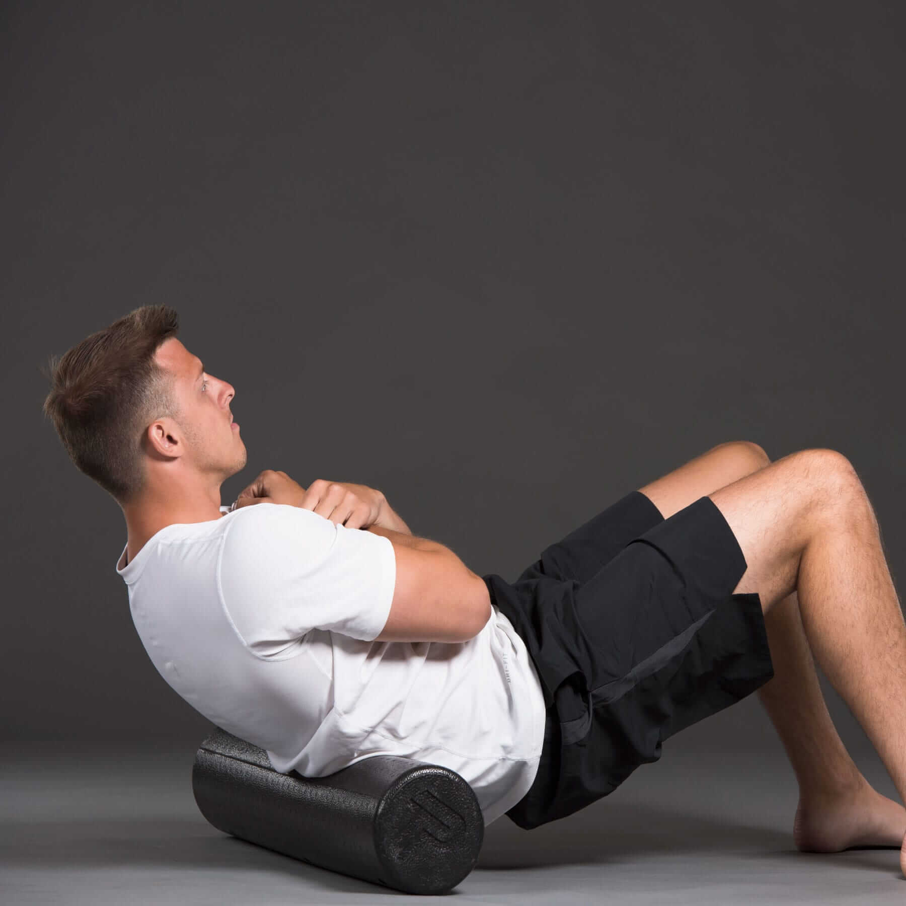 Extra Firm Black Foam Roller 6x36 Inch - Muscle Recovery, Deep Tissue Massage & Pain Relief for Athletes, Yoga & Fitness Enthusiasts