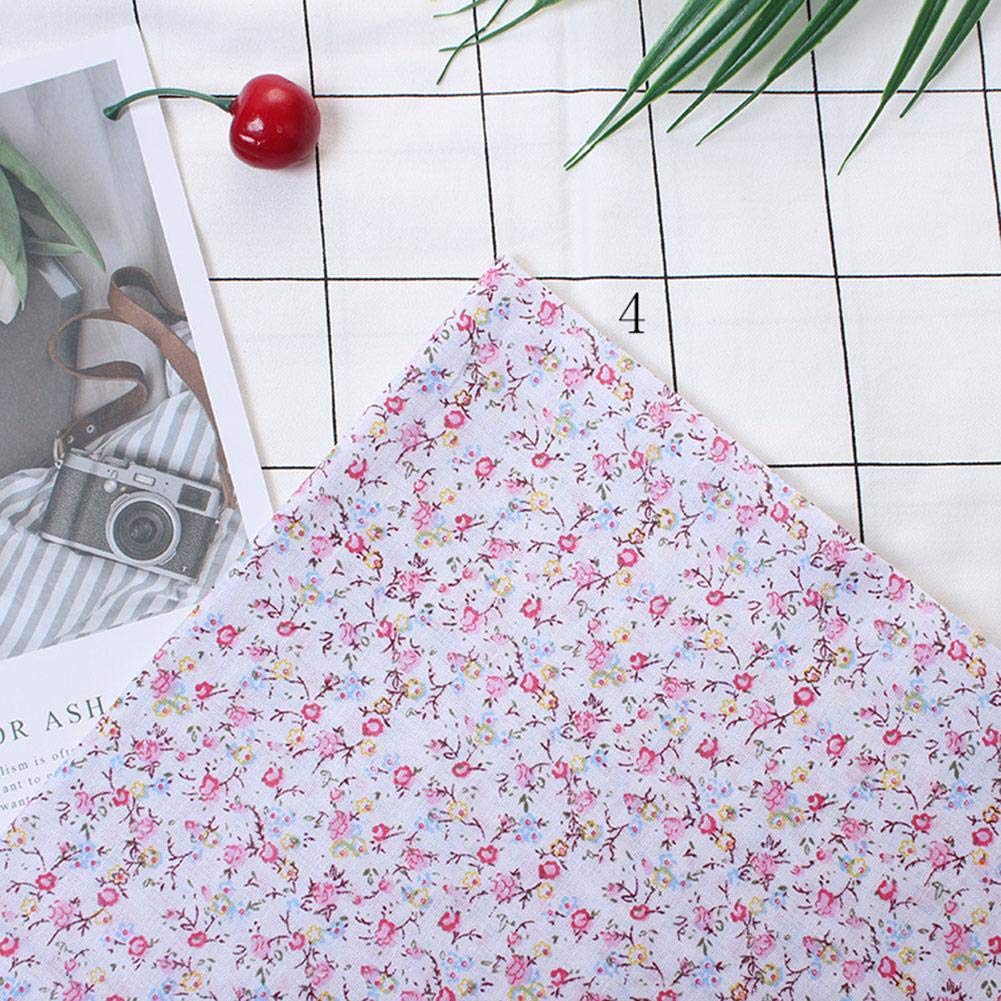 Premium Multipurpose Cotton Fabric Set - 7pcs 50x50cm Durable Craft Cloth for Sewing, DIY Projects, Table Runners, Wallets & Home Decor | Ideal for Crafting, Quilting & Home Improvement