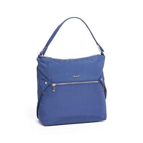 Hedgren Prisma Oblique Hobo Bag - Stylish Dress Blue Crossbody Purse for Women | Perfect for Work, Travel & Everyday Use