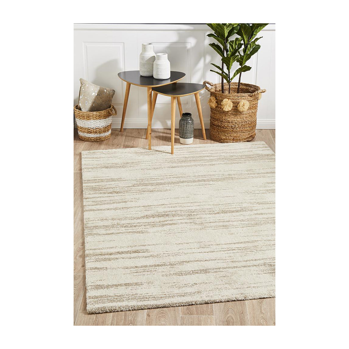 Broadway 933 Natural Jute Area Rug - Soft & Durable Handwoven Floor Mat for Living Room, Bedroom, or Nursery Decor