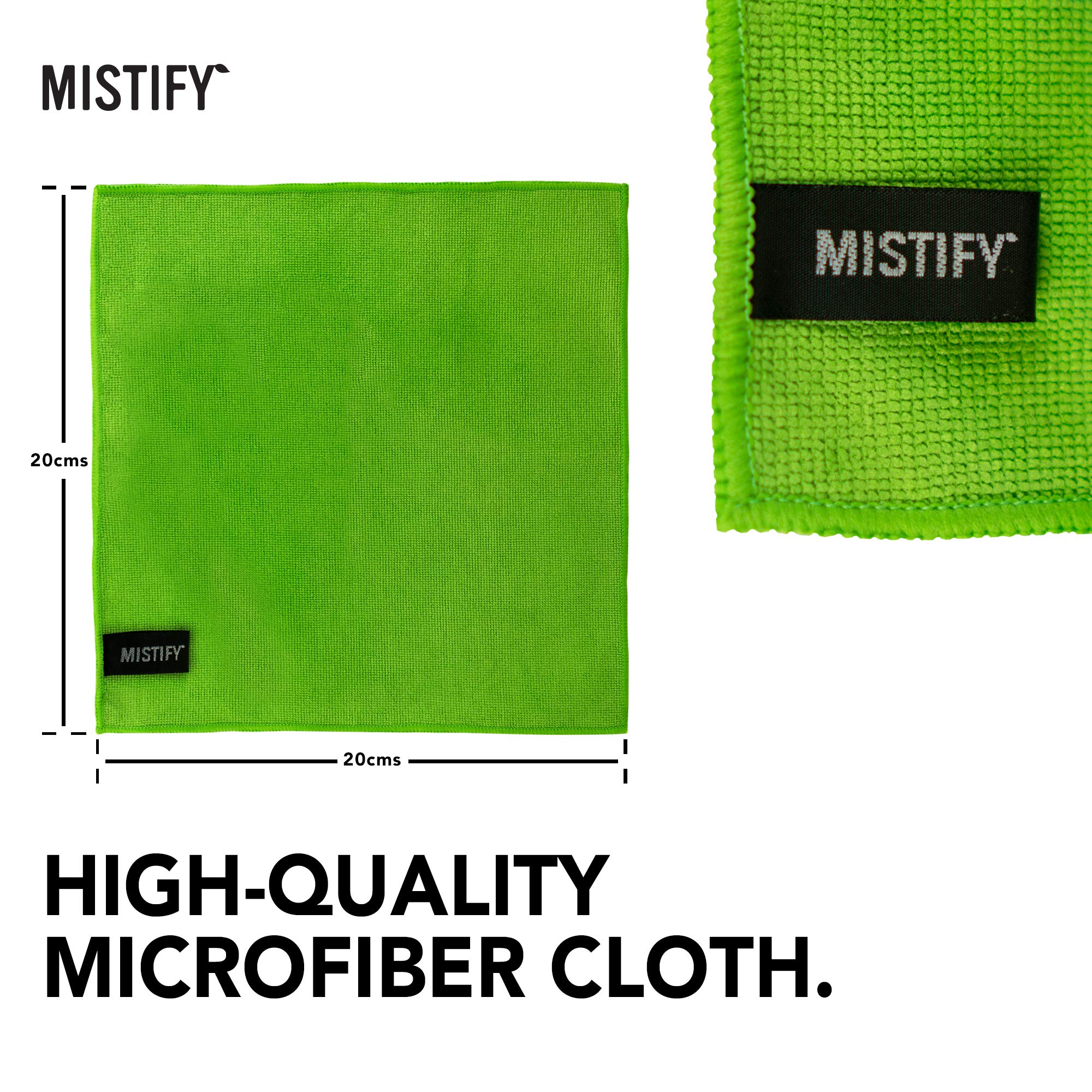 Mistify Natural Screen Cleaner Spray (4oz) with Microfiber Cloth - Safe for Laptops, Phones, Tablets, TVs & Touchscreens | Perfect for Home, Office & Travel Use